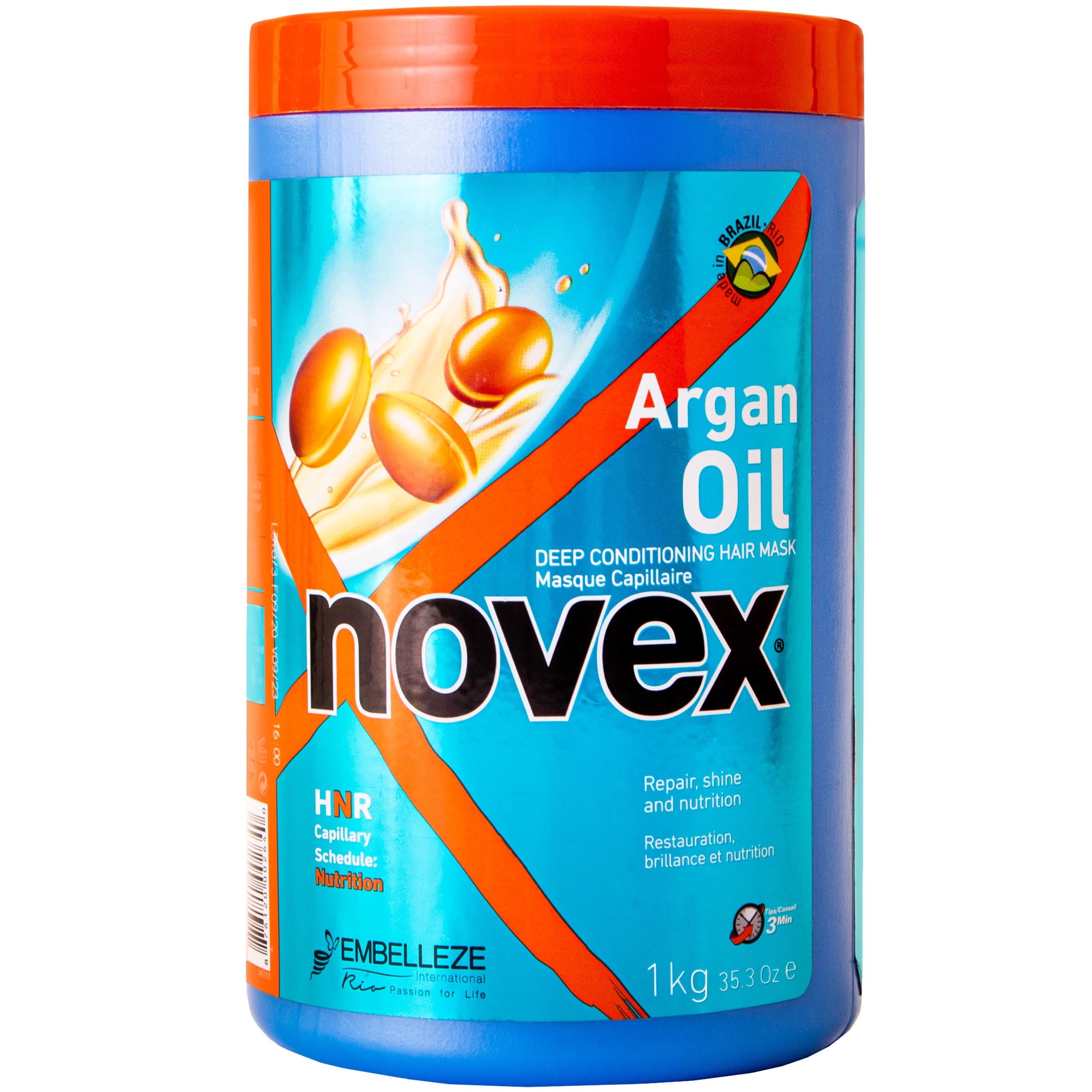 Фото - Шампунь Novex Argan Oil Mask - głęboko odżywcza maska do włosów zniszczonych 