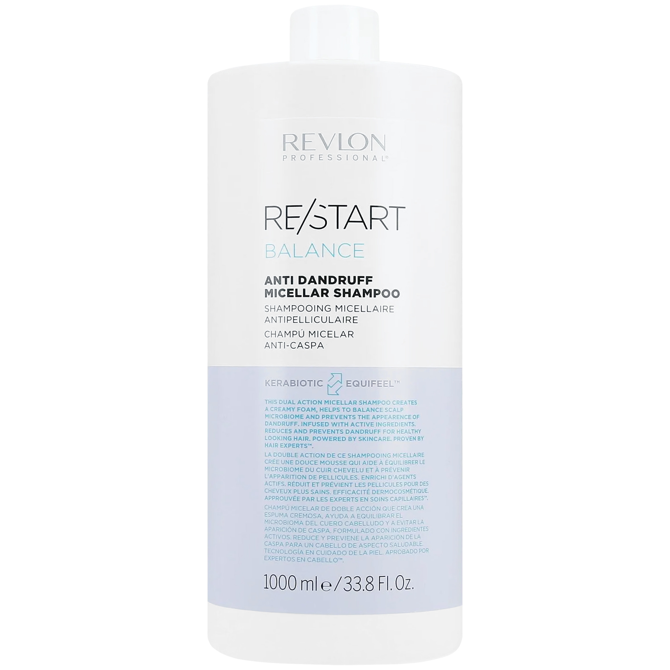 Image of Revlon Restart Balance Anti Dandruff Shampoo - szampon przeciwłupieżowy do włosów, 1000ml