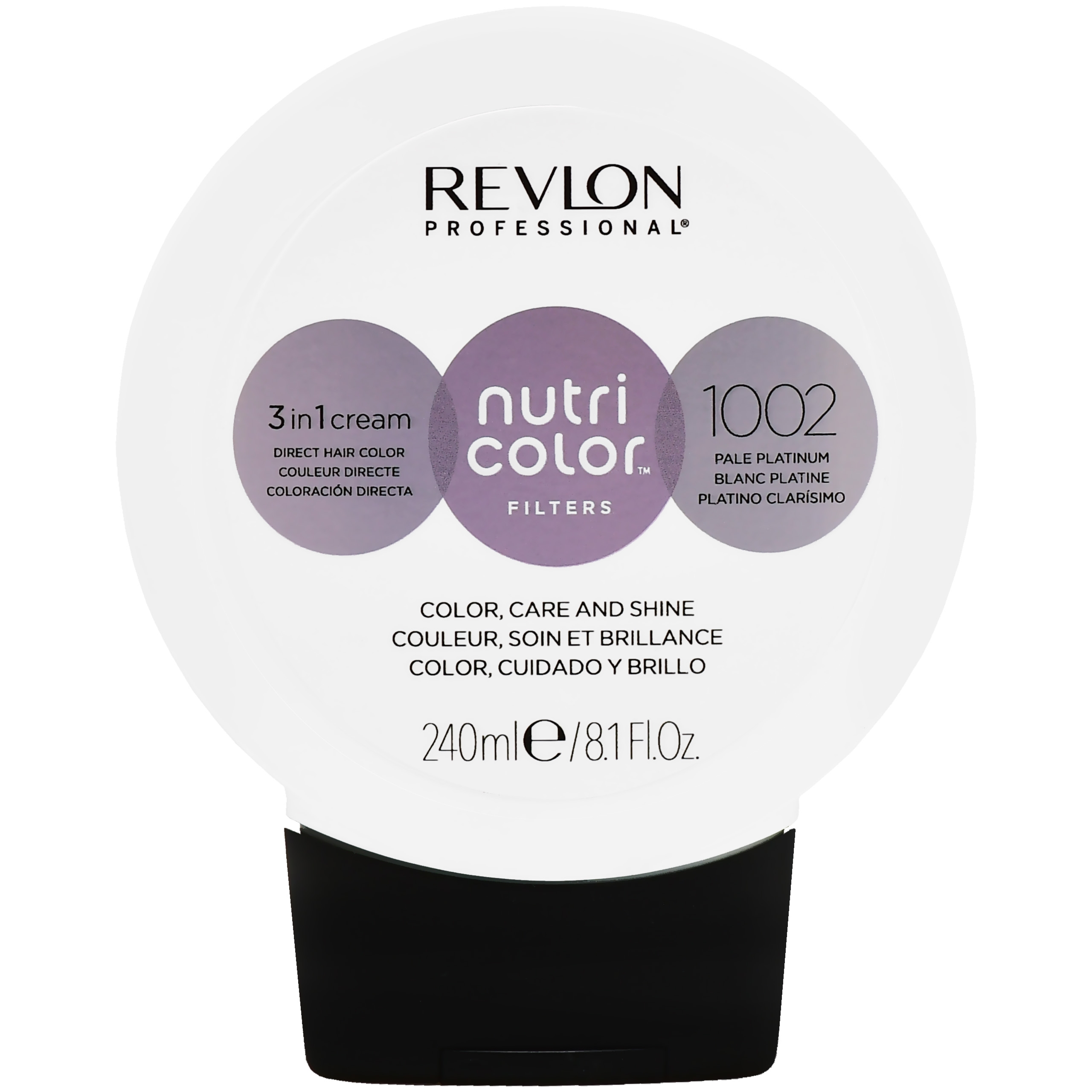 Revlon Nutri Color Mask – Maska koloryzująca do włosów, 240ml 1002 Blady Platynowy