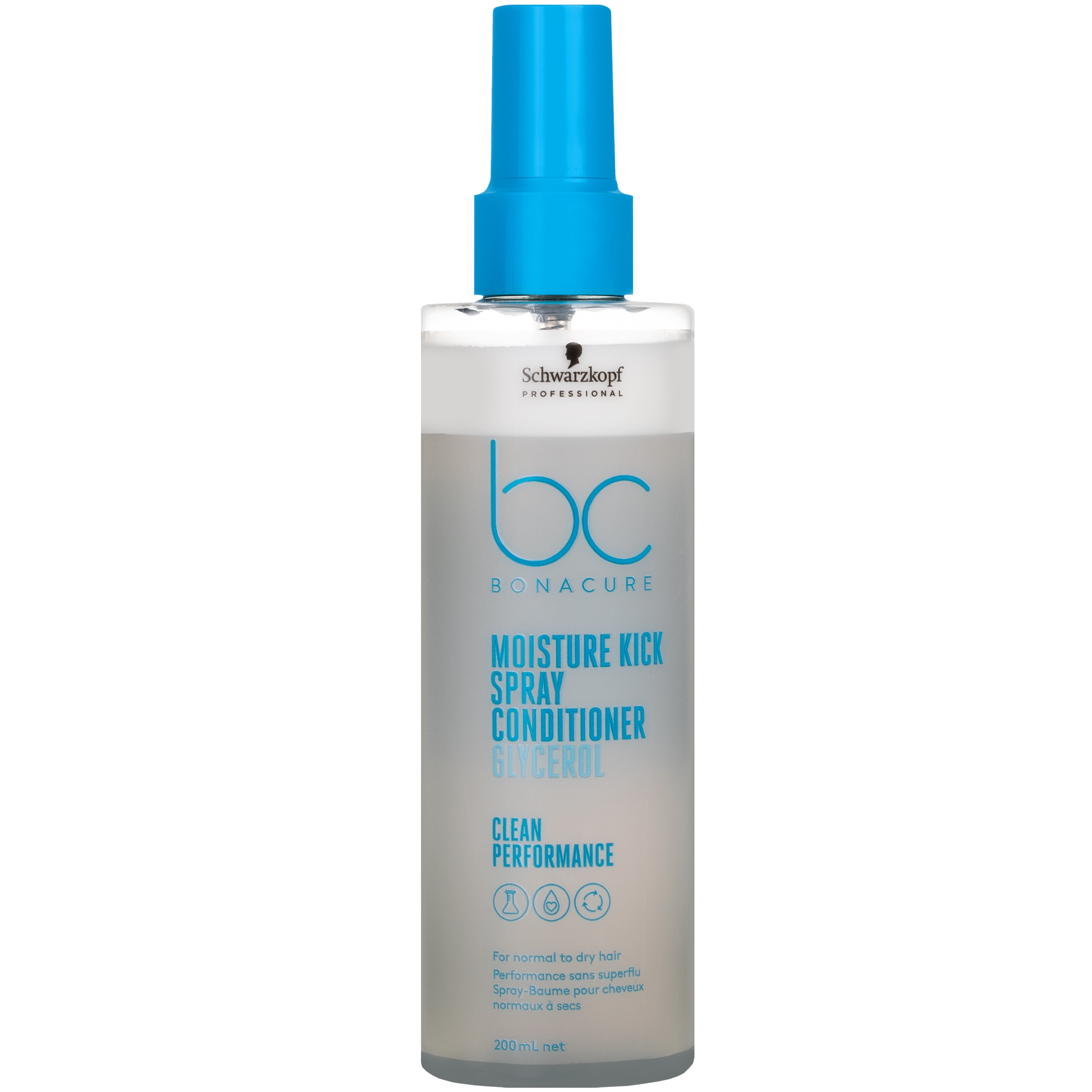 Image of Schwarzkopf BC Moisture Kick Spray Conditioner Glycerol - nawilżająca odżywka w sprayu 200ml