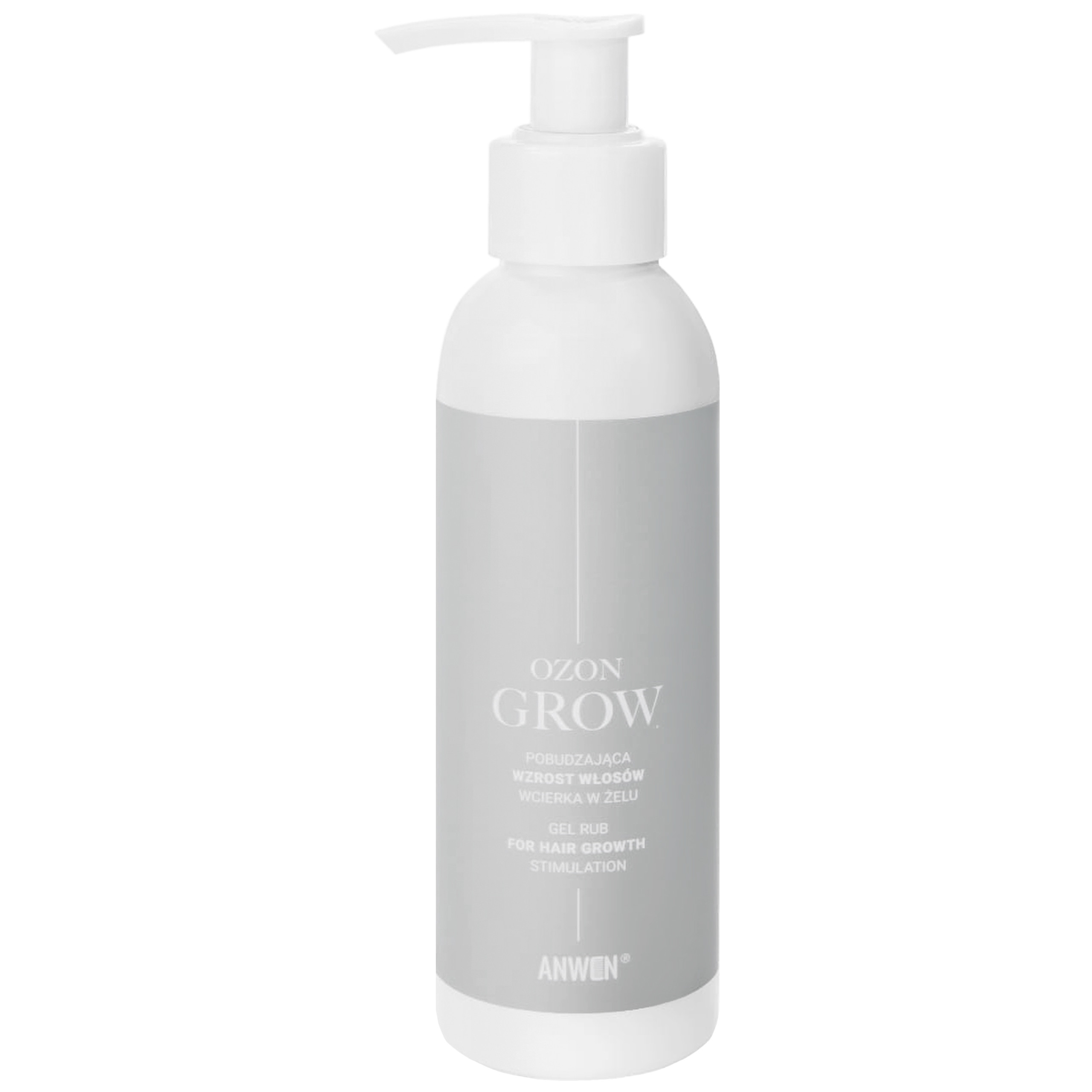 Image of Anwen Ozon Grow - pobudzająca wzrost wcierka do włosów w formie żelu, 150ml