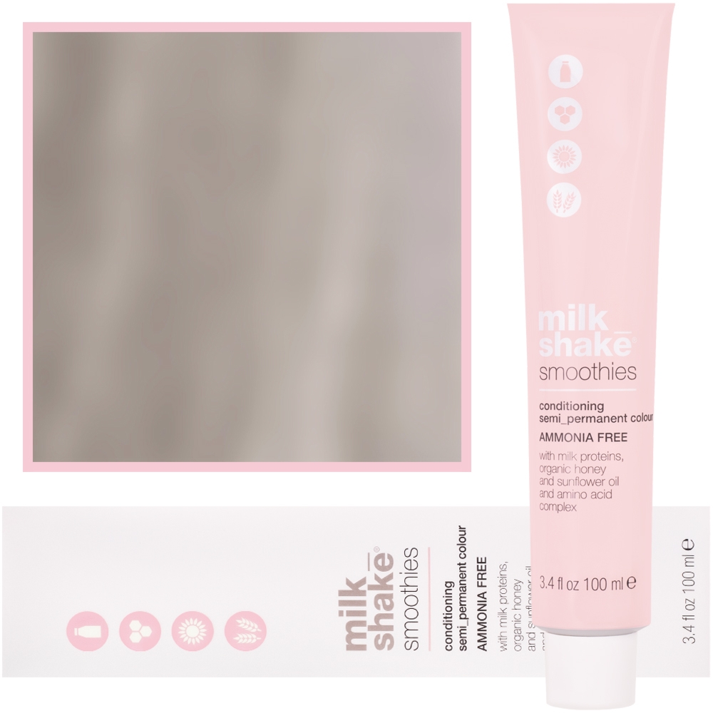 Milk Shake Smoothie Semi-Perm – farba do włosów bez amoniaku, paleta kolorów, 100ml 10.16 | 10AR | Popielato-czerwony platynowy najjaśniejszy blond