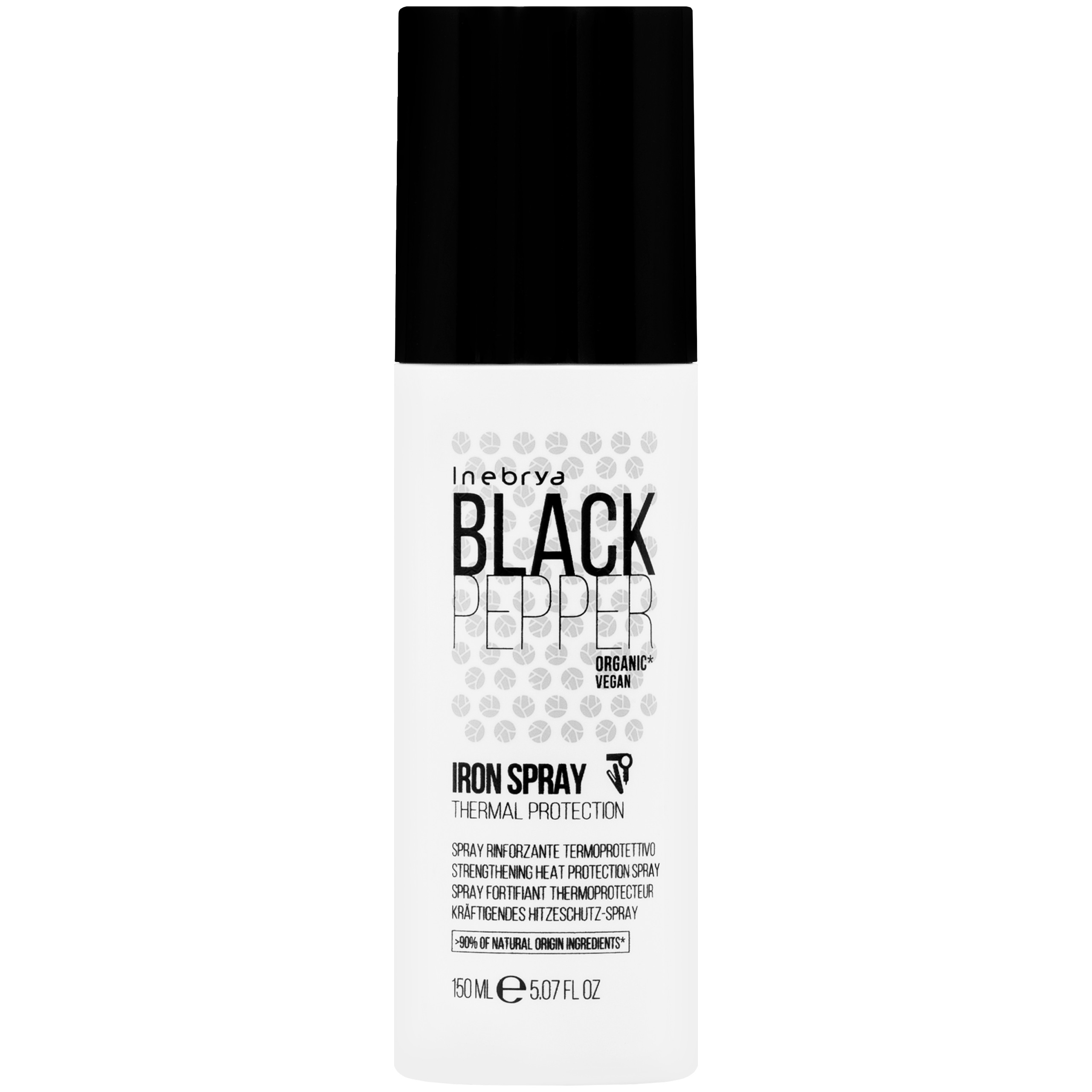 Image of Inebrya Black Pepper Iron Thermal Protection - spray termoochronny, 150ml