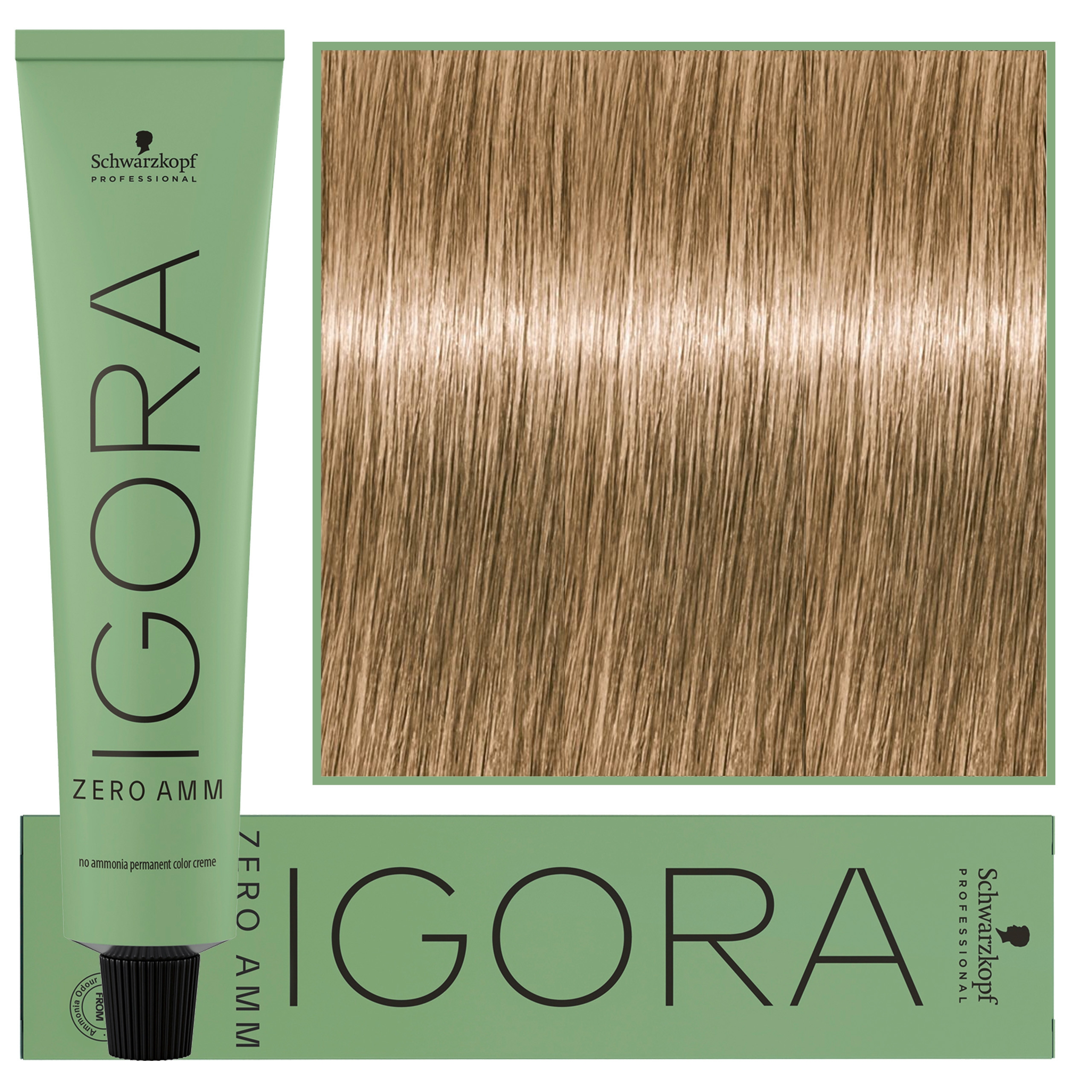 Image of Schwarzkopf Professional Igora Zero Amm - profesjonalna farba do włosów bez amoniaku, 60ml 7-0 | Średni Blond Naturalny
