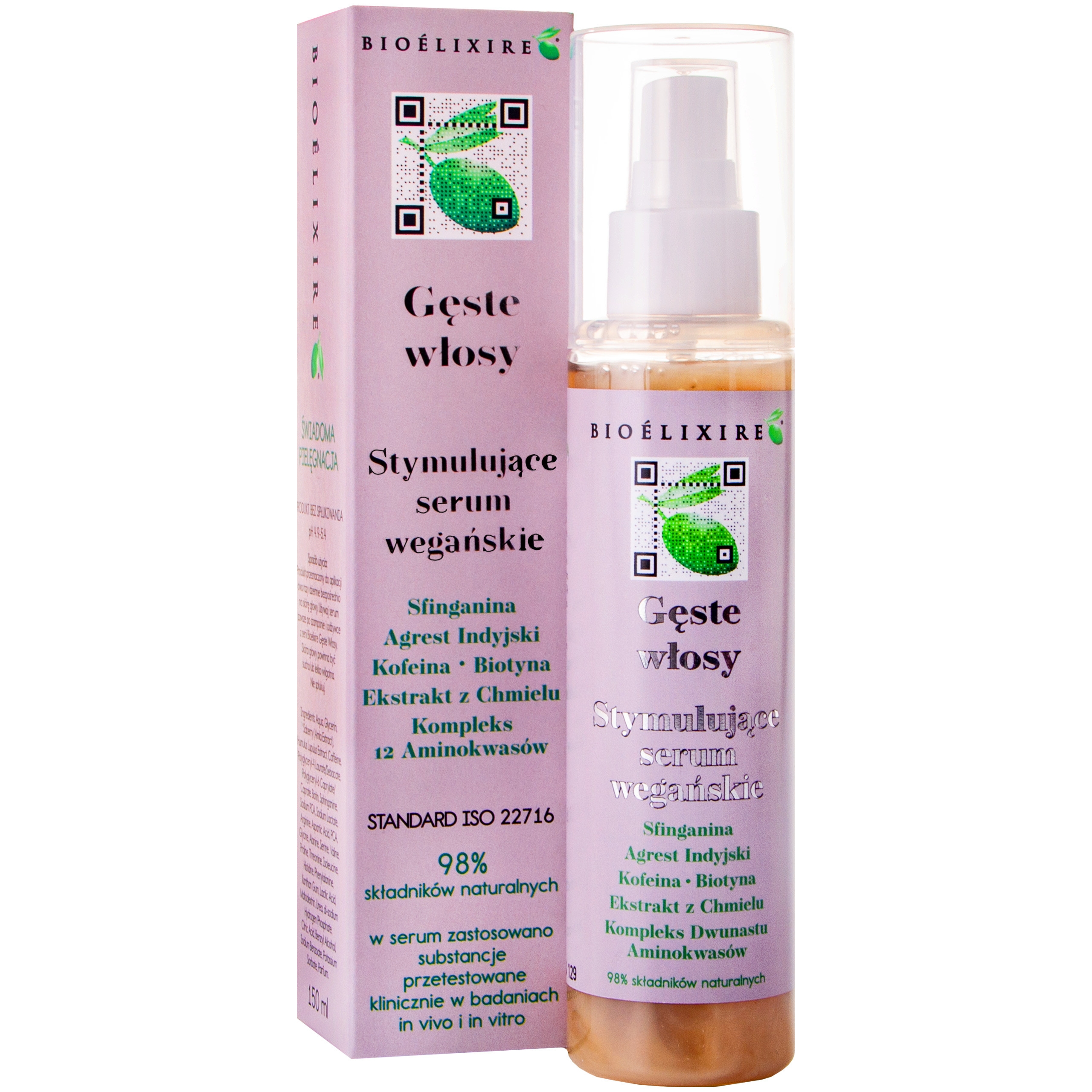 Image of Bioelixire Gęste włosy serum wegańskie przeciw wypadaniu 150 ml