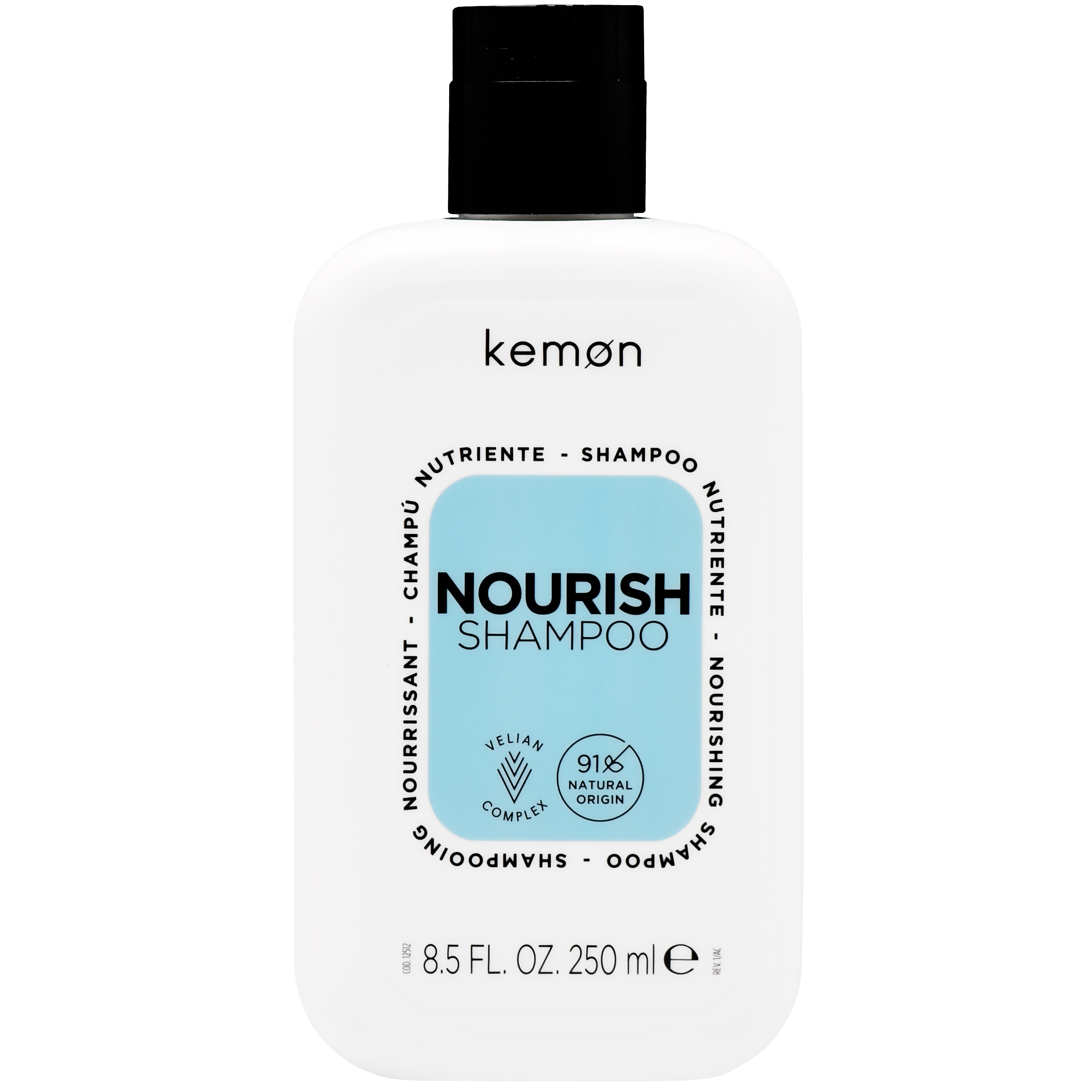 Image of Kemon Nourish Shampoo - odżywczy szampon do włosów zniszczonych, 250ml