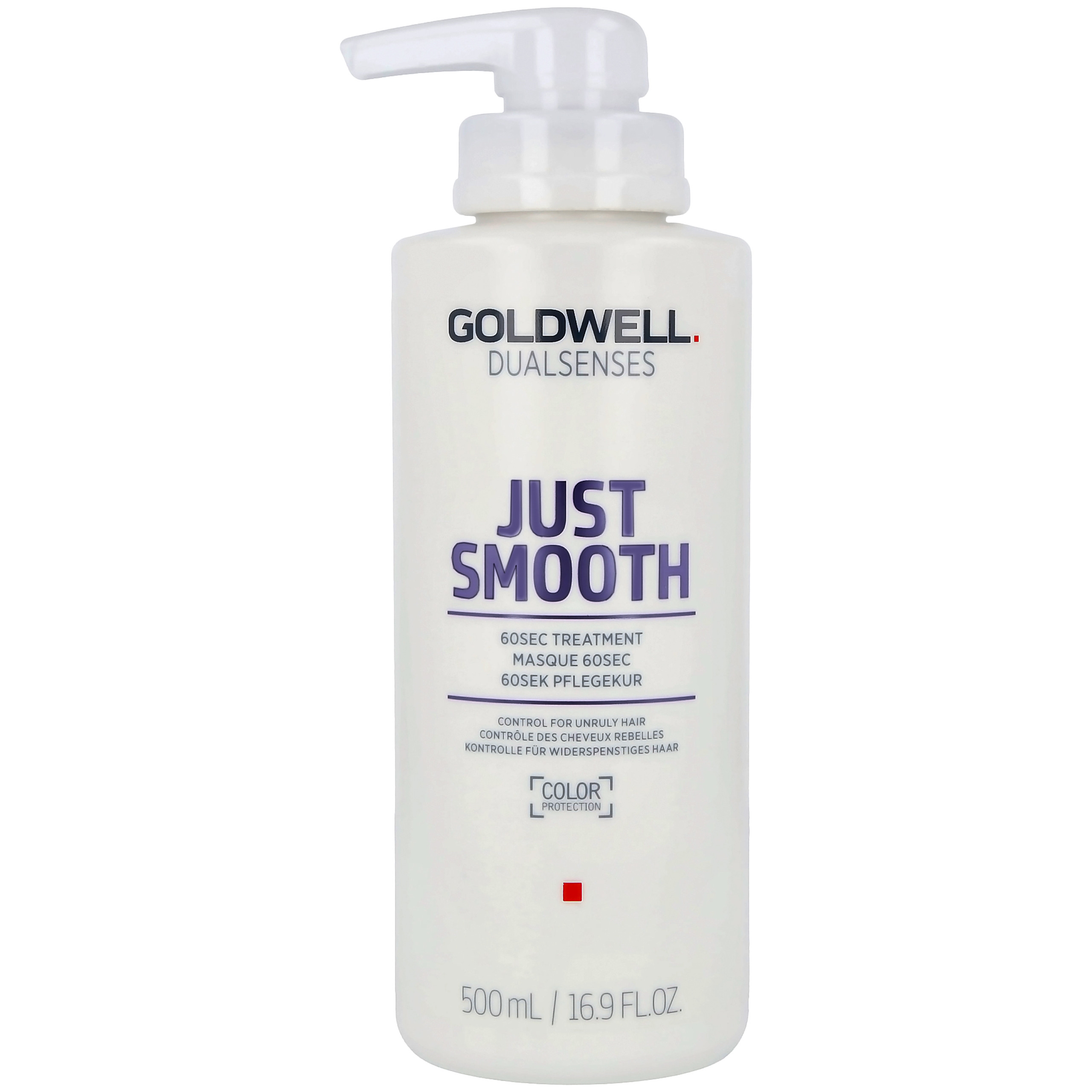 Image of Goldwell Just Smooth 60 sec treatment, maska odbudowuje i wzmacnia włosy 500ml