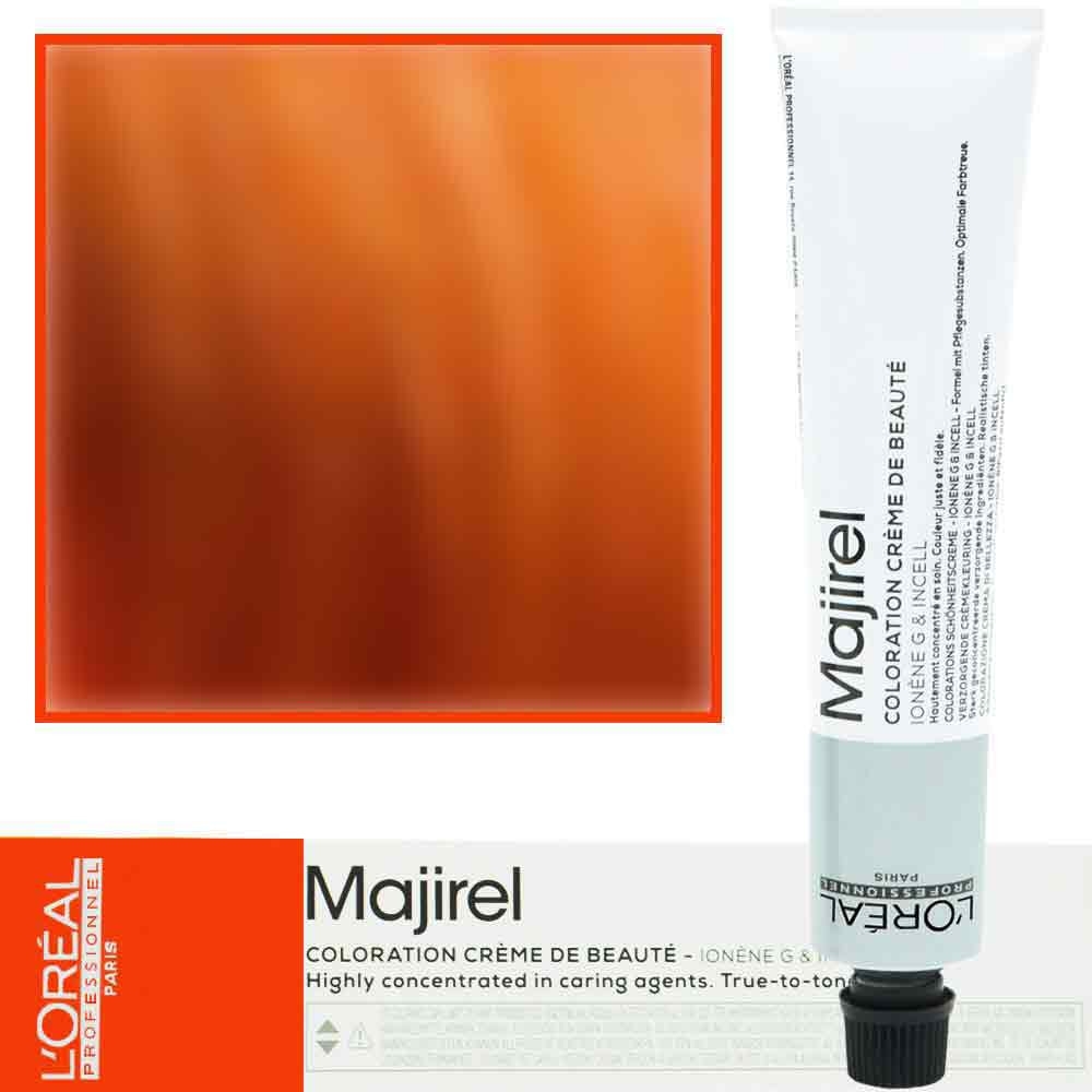 Image of Loreal Majirel - profesjonalna farba do włosów, paleta kolorów, 50ml 7.40 Blond Miedziany Intensywny