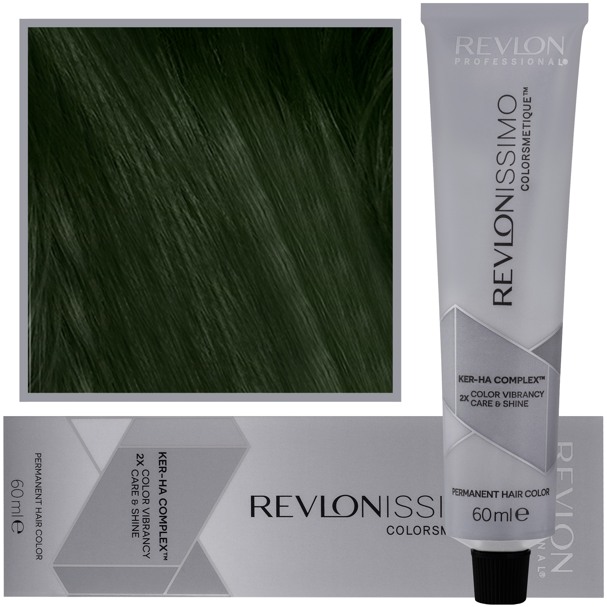 Image of Revlon Revlonissimo Colorsmetique - kremowa farba do włosów, 60ml 4,7MN | Średni Brązowy Neutralizujący