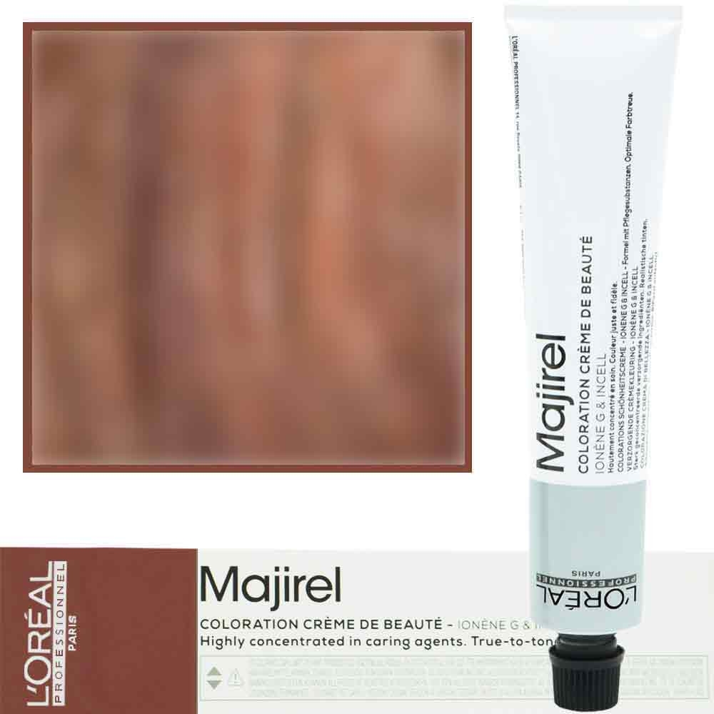 Image of Loreal Majirel - profesjonalna farba do włosów, paleta kolorów, 50ml 6.35 Ciemny Blond Złocisto-Mahoniowy