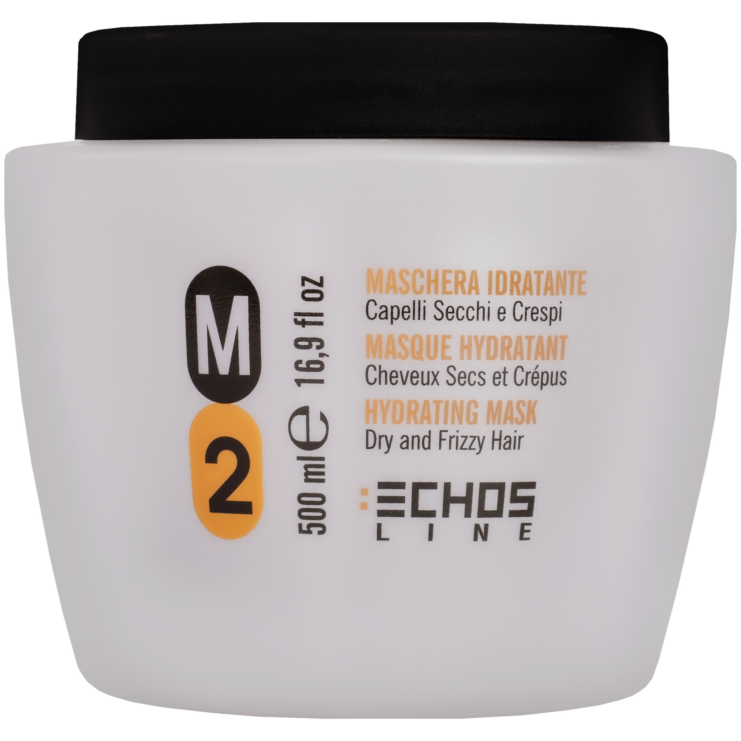 Image of Echosline M2 Hydrating Mask – nawilżająca maska do włosów suchych i puszących się, 500ml