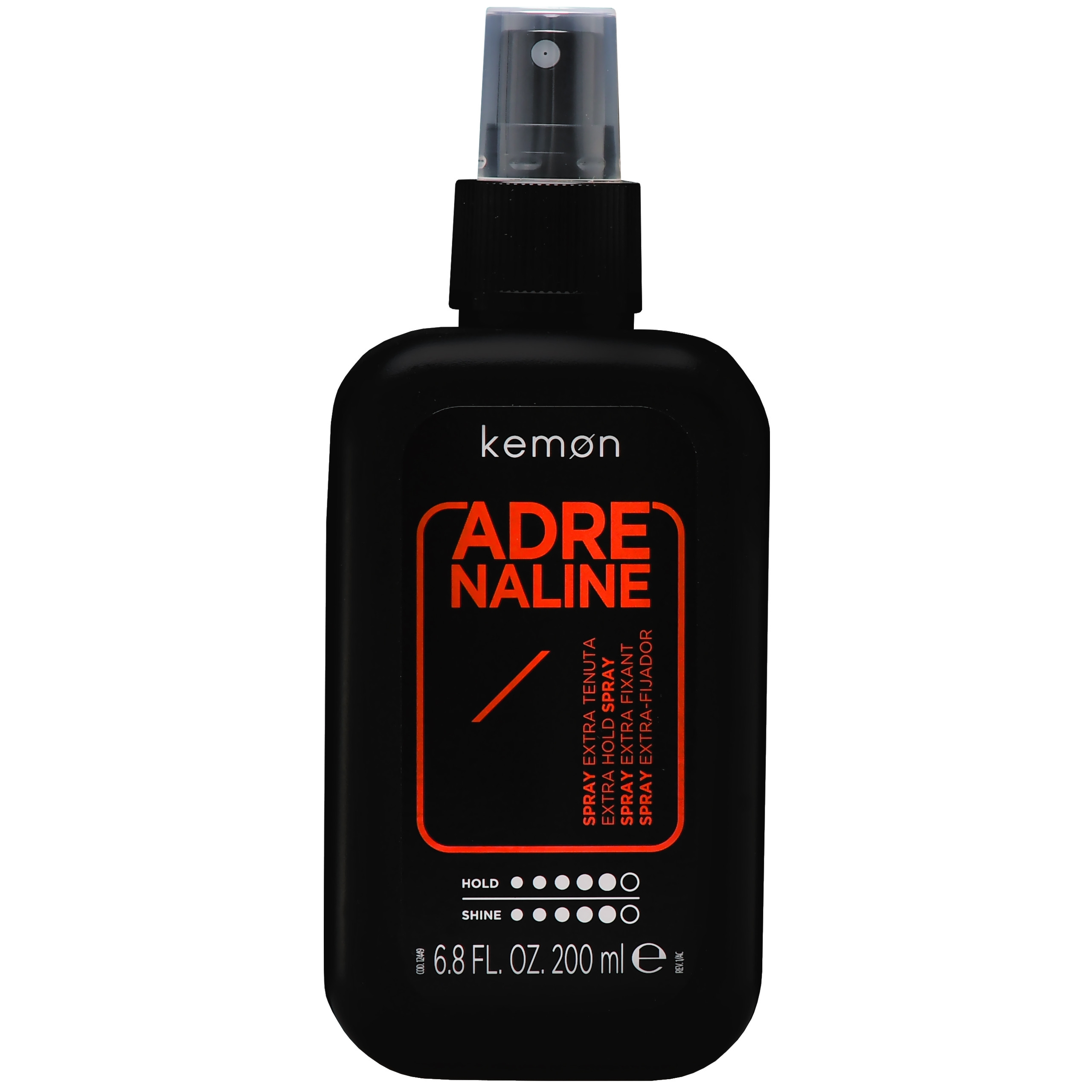 Image of Kemon Adrenaline Extra-Hold Spray - bardzo mocny lakier do włosów, 200ml