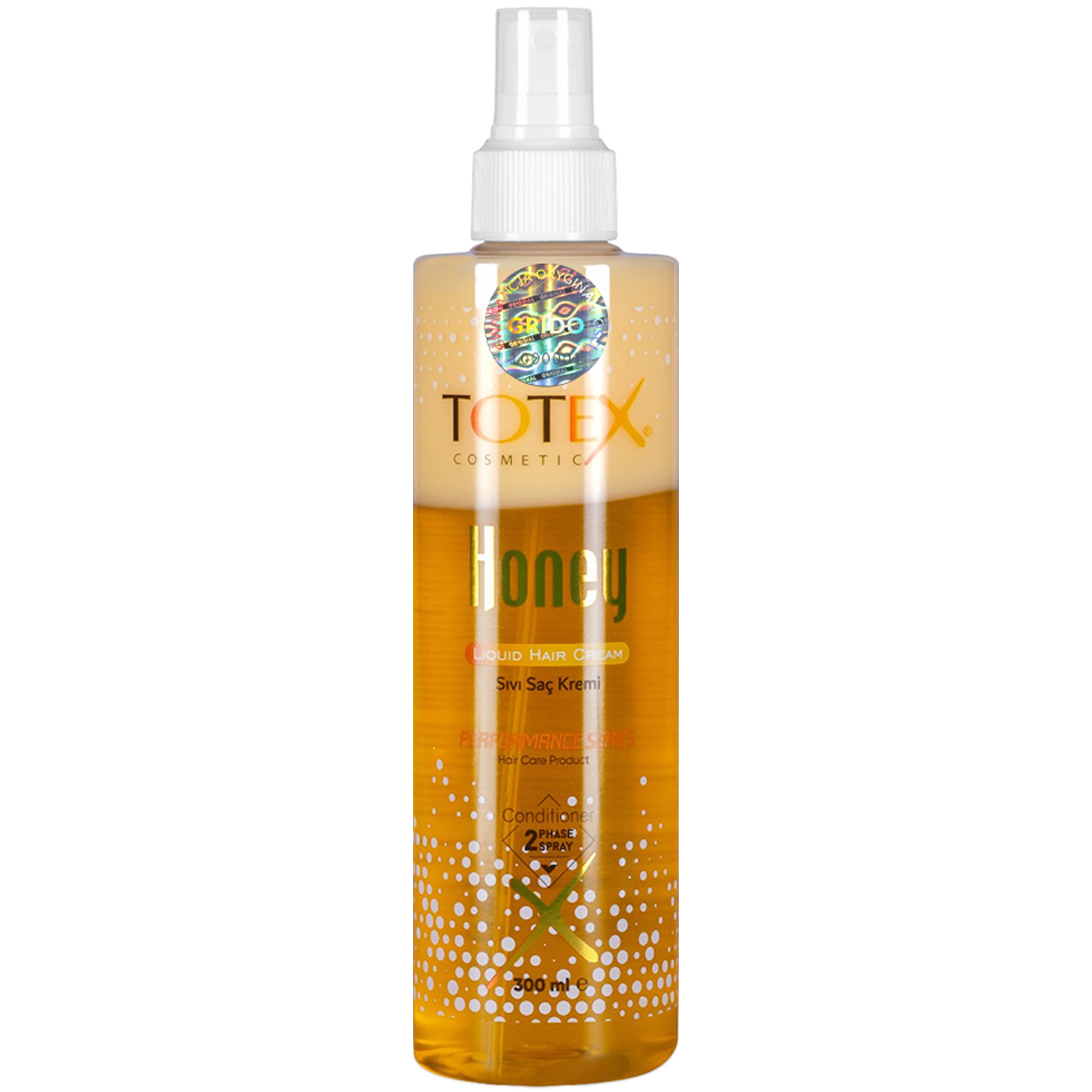 Image of Totex Hair Conditioner Spray Honey - dwufazowa odżywka do włosów bez spłukiwania, 300ml
