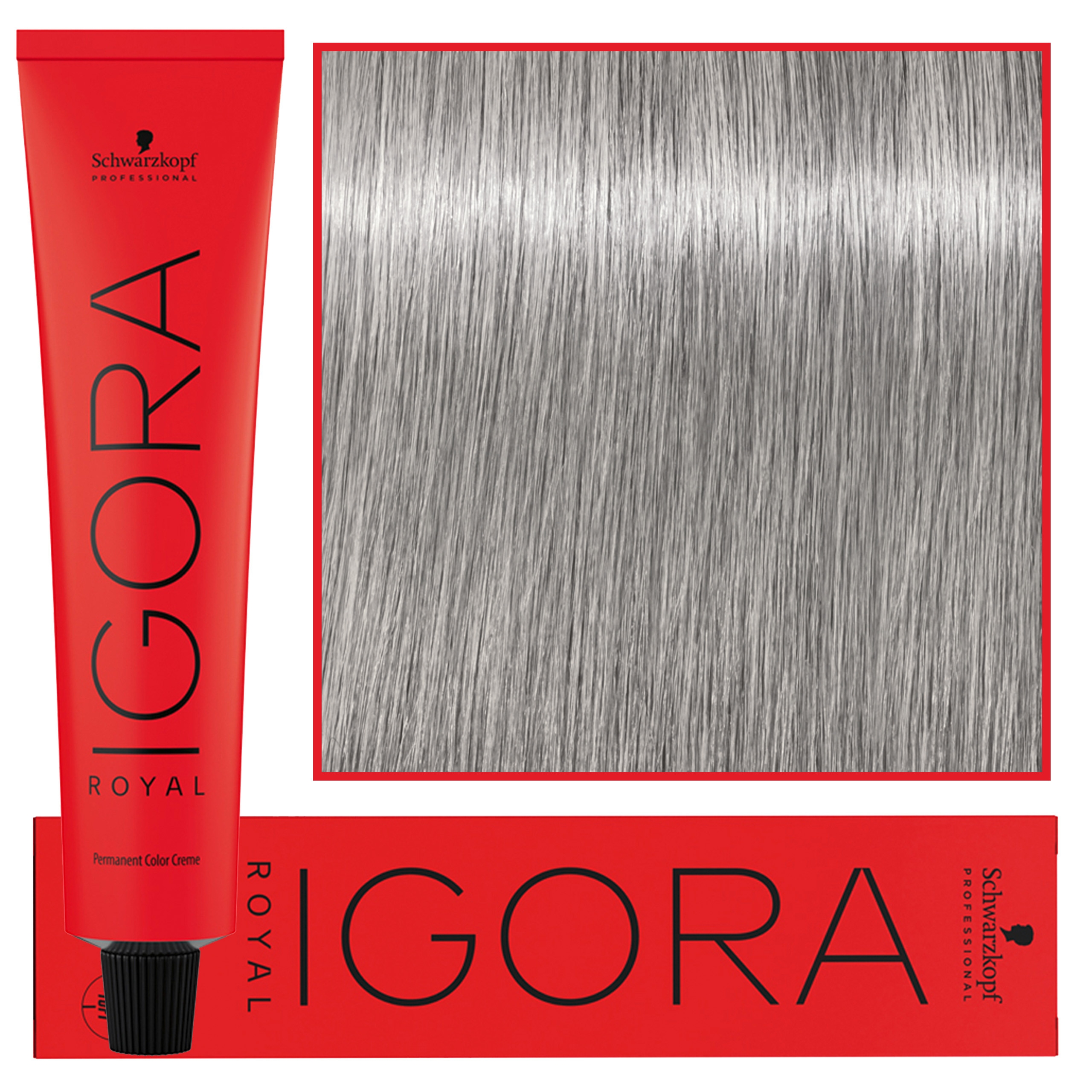 Image of Schwarzkopf Professional Igora Royal - trwała farba do włosów o innowacyjnej formule, 60ml 9,5-22 | Pastelowy Niebieski