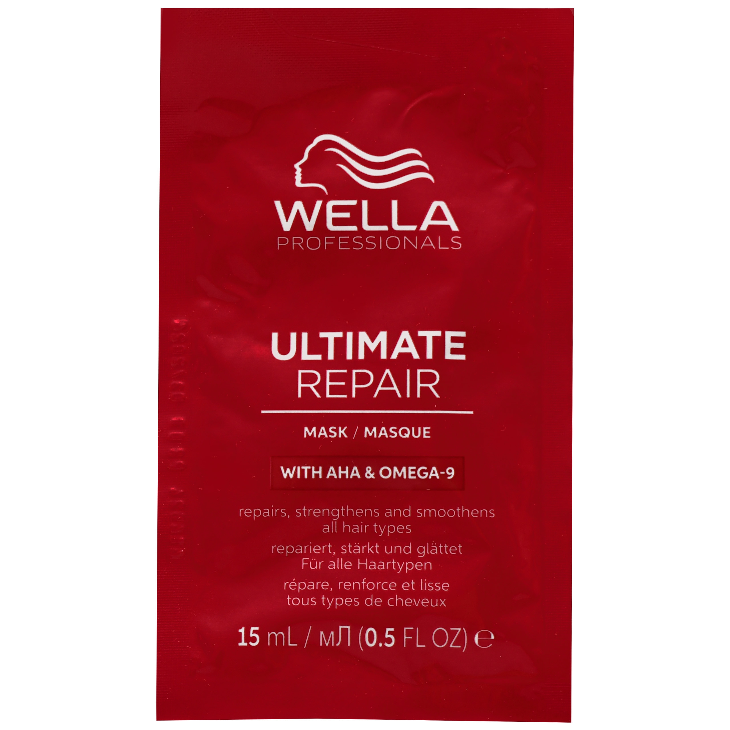 Image of Wella Ultimate Repair Mask - regenerująca kremowa maska do włosów zniszczonych, 15ml