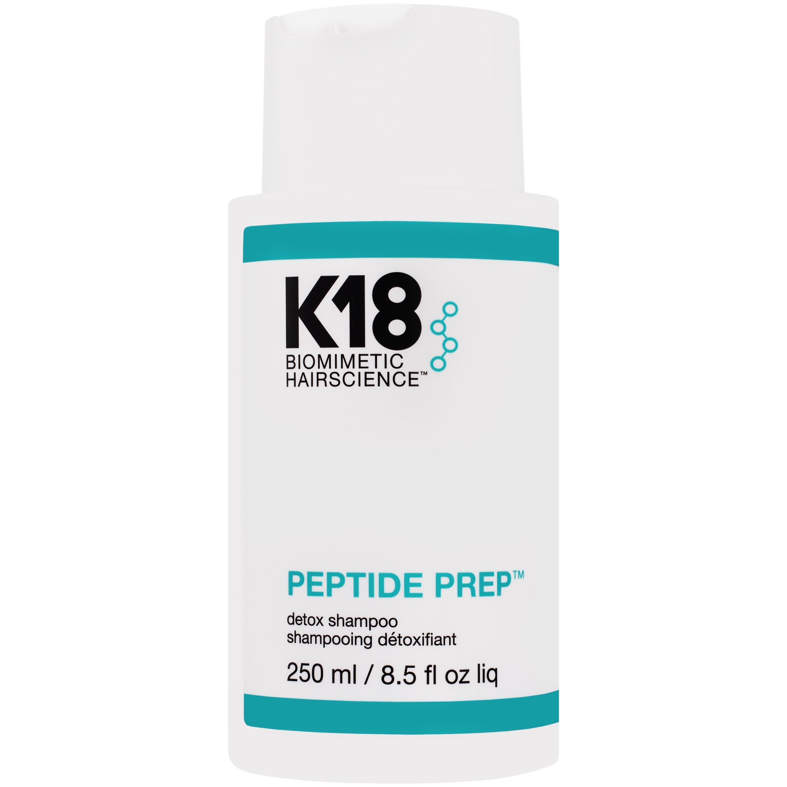 Image of K18 Peptide Prep Detox Shampoo – oczyszczająco-detoksujący wegański szampon do włosów, 250ml