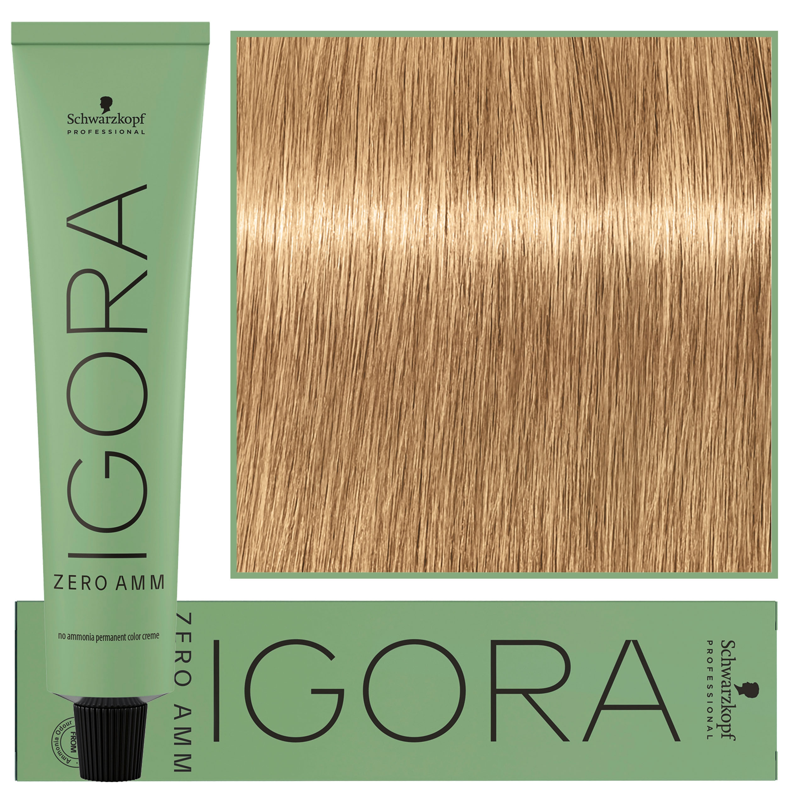 Image of Schwarzkopf Professional Igora Zero Amm - profesjonalna farba do włosów bez amoniaku, 60ml 9-55 | Ekstra Jasny Blond Złoty Ekstra