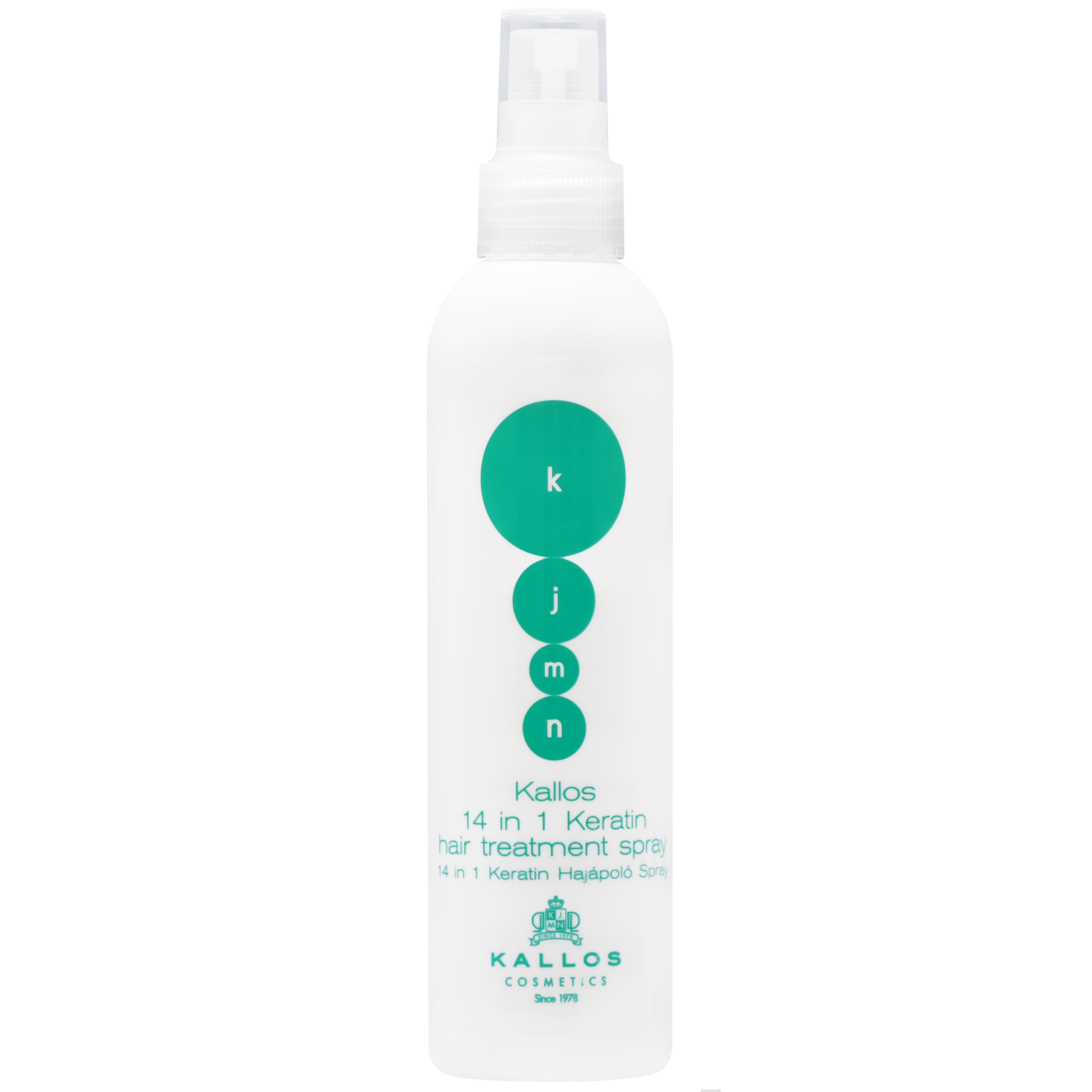 Image of Kallos 14in1 Keratin Treatment Spray - keratynowa kuracja do włosów w sprayu, 200ml
