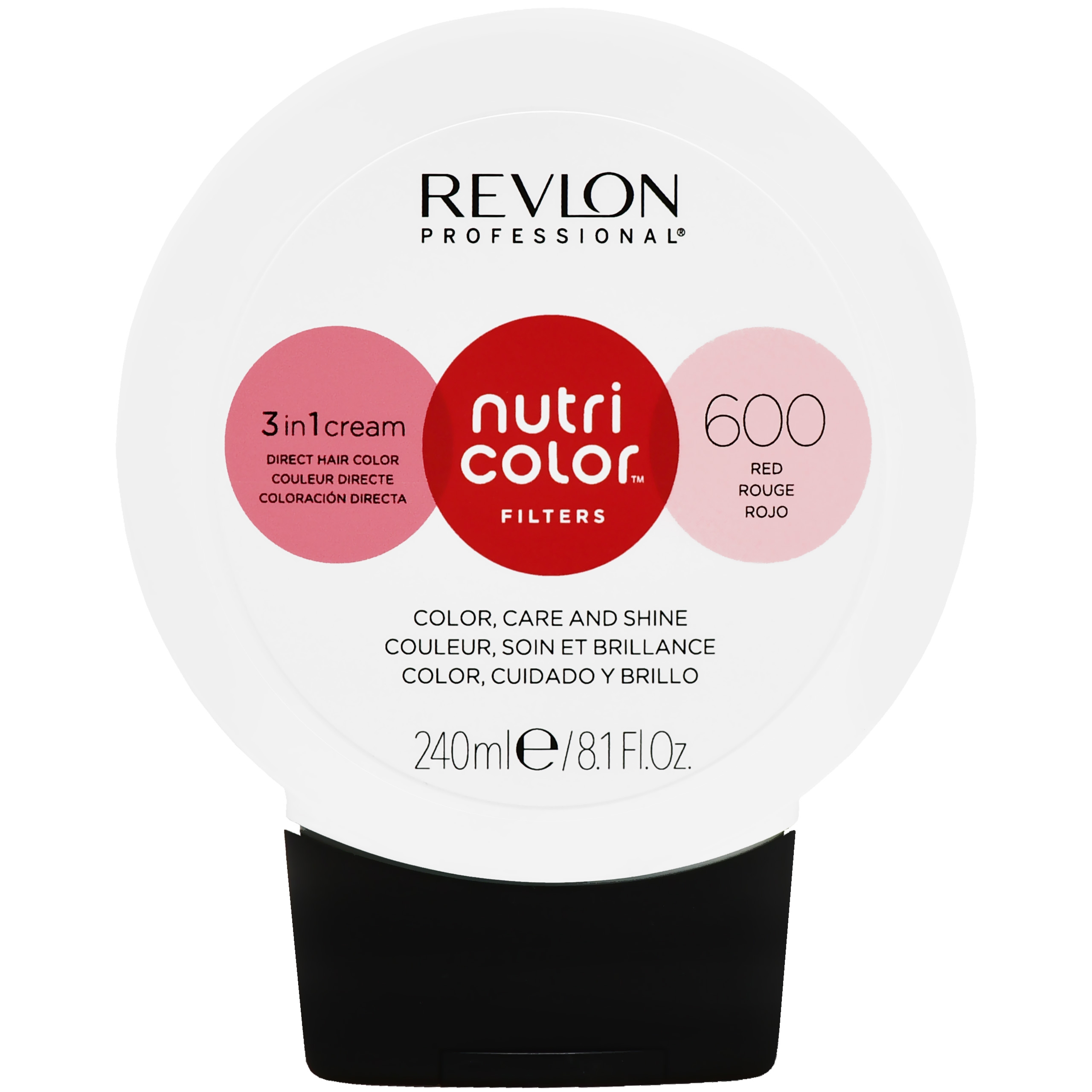 Revlon Nutri Color Mask – Maska koloryzująca do włosów, 240ml 600 Czerwony