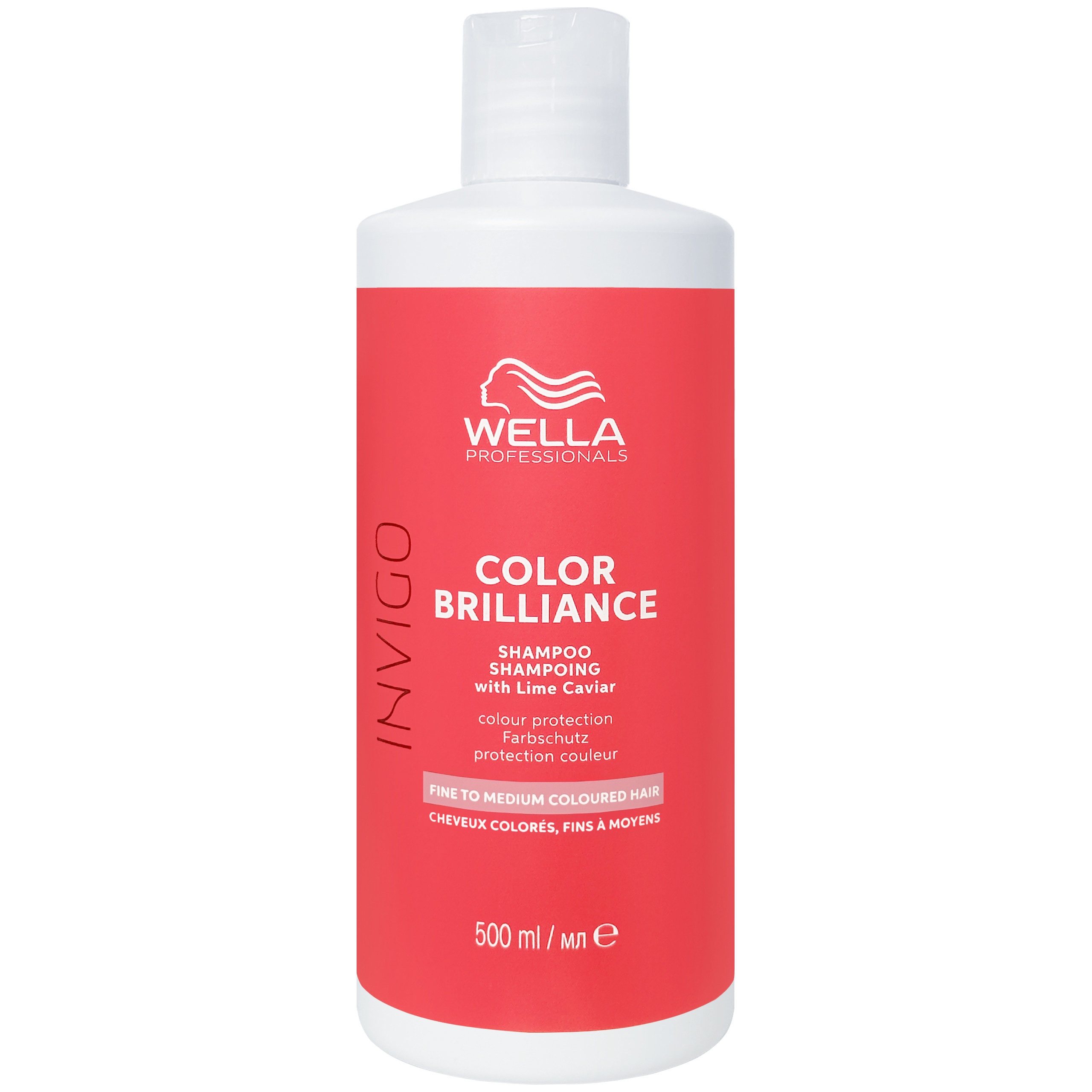 Image of Wella Invigo Color Brilliance Shampoo - szampon do włosów normalnych, 500ml