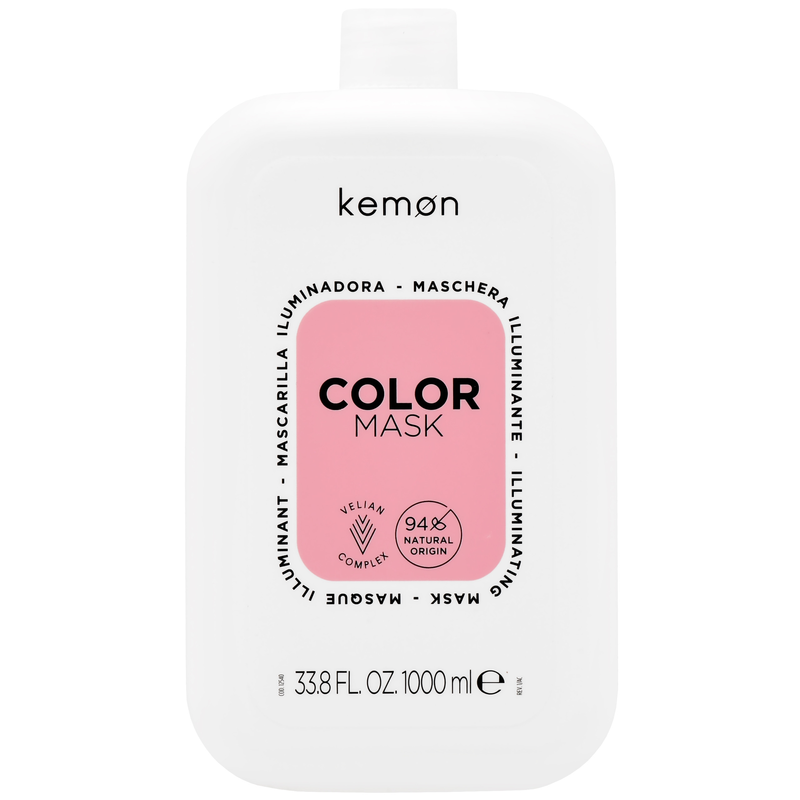 Image of Kemon Color Illuminating Mask - maska rozświetlająca do włosów farbowanych, 1000ml