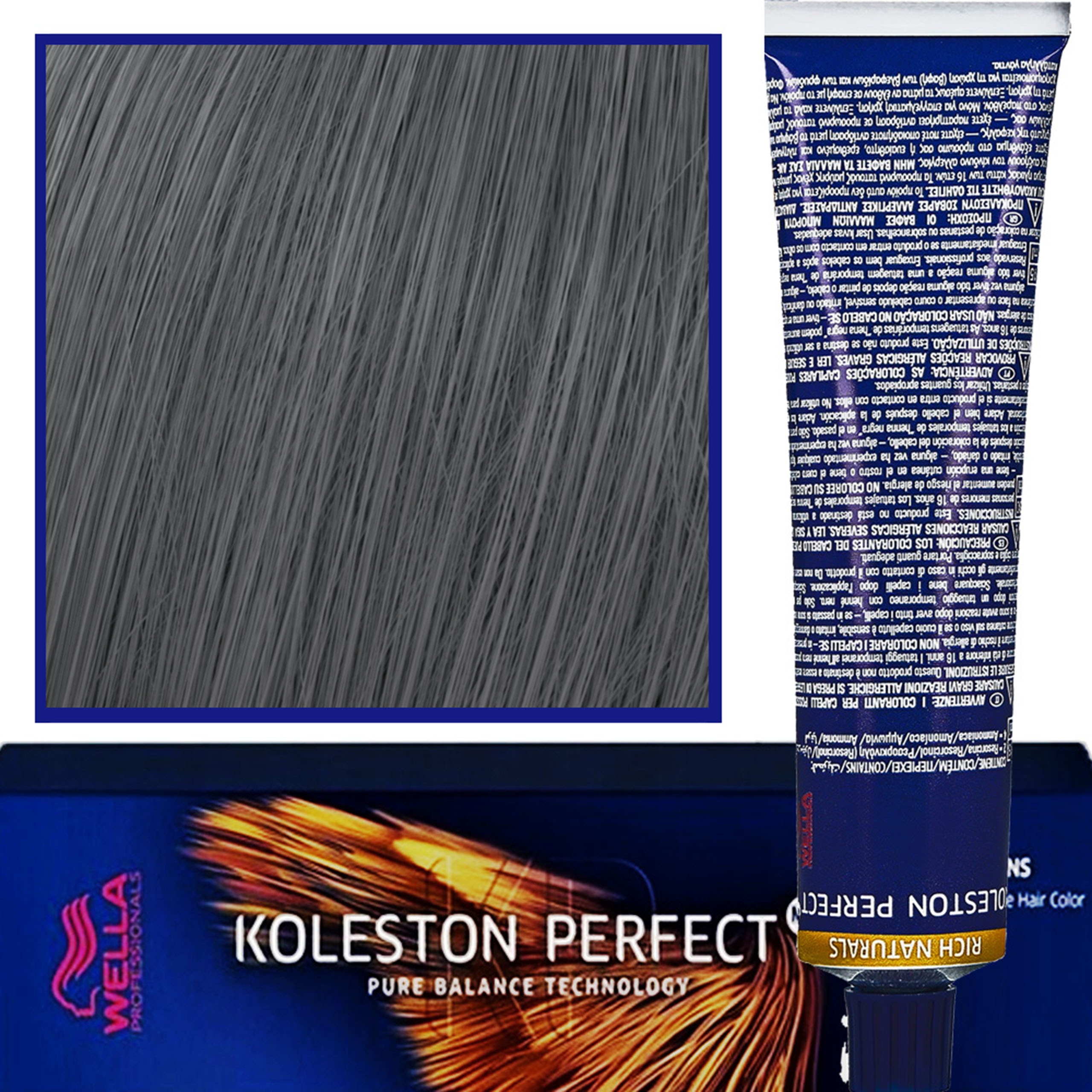 Image of Wella Koleston Perfect Me profesjonalna farba do koloryzacji włosów 60ml 5/82 Jasny Brąz Perłowo Matowy