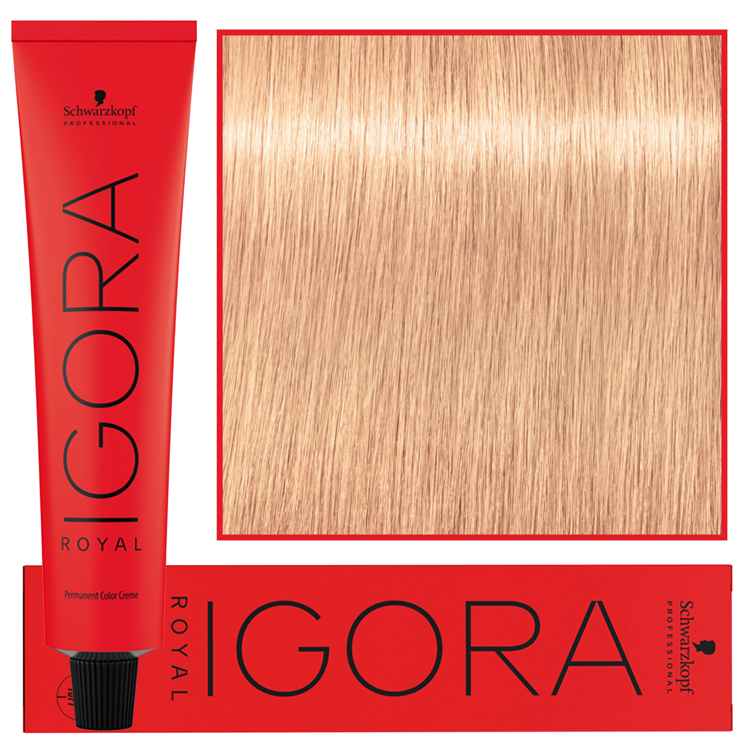 Image of Schwarzkopf Professional Igora Royal - trwała farba do włosów o innowacyjnej formule, 60ml 9,5-49 | Pastelowy Nude