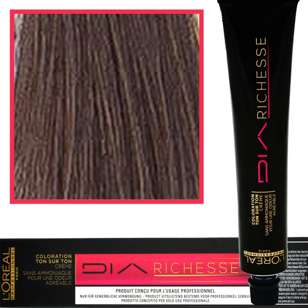 Loreal Dia Richesse – farba do włosów bez amoniaku, 50ml 4 Brąz