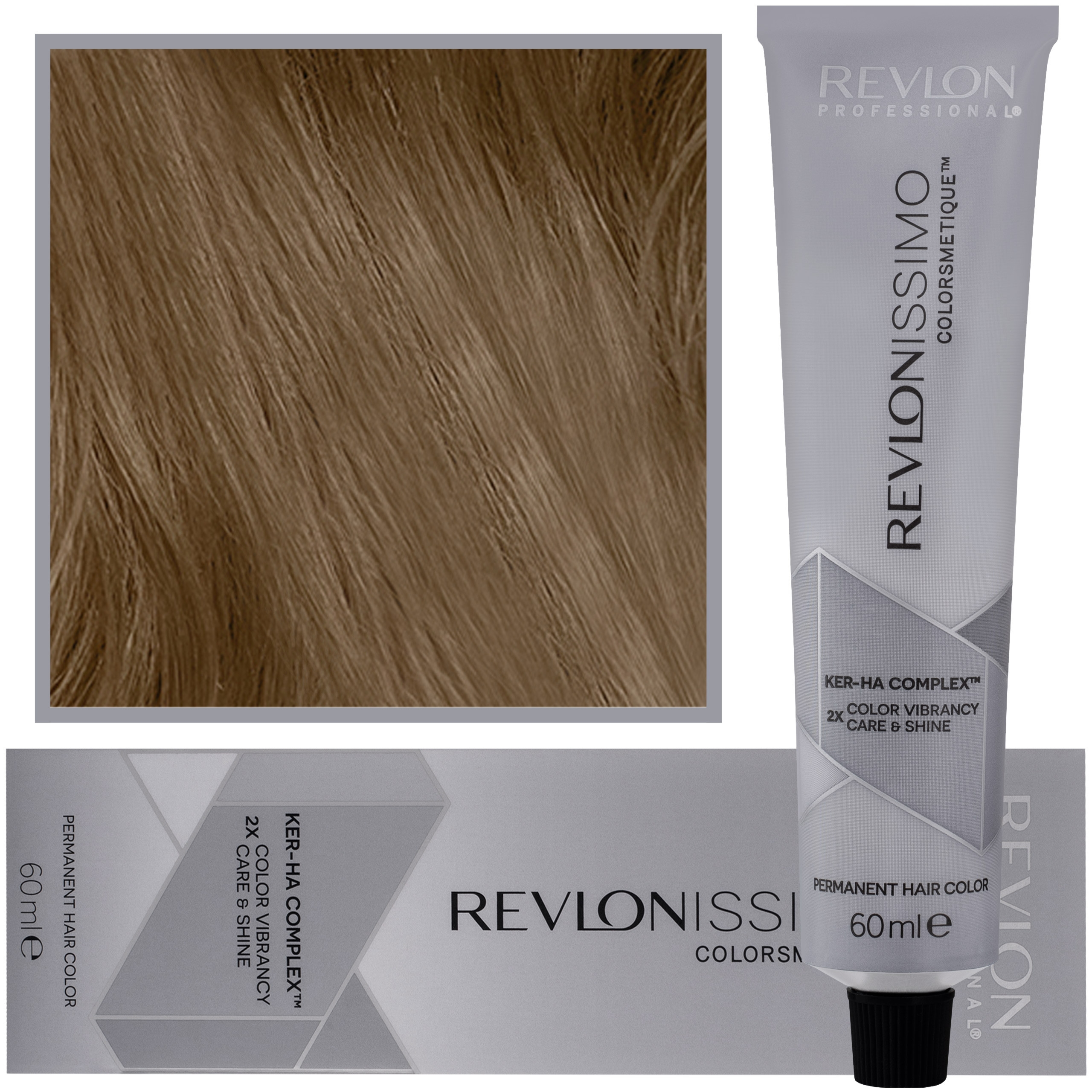 Revlon Revlonissimo Colorsmetique – kremowa farba do włosów, 60ml 7DN | Głeboki Naturalny Średni Blond
