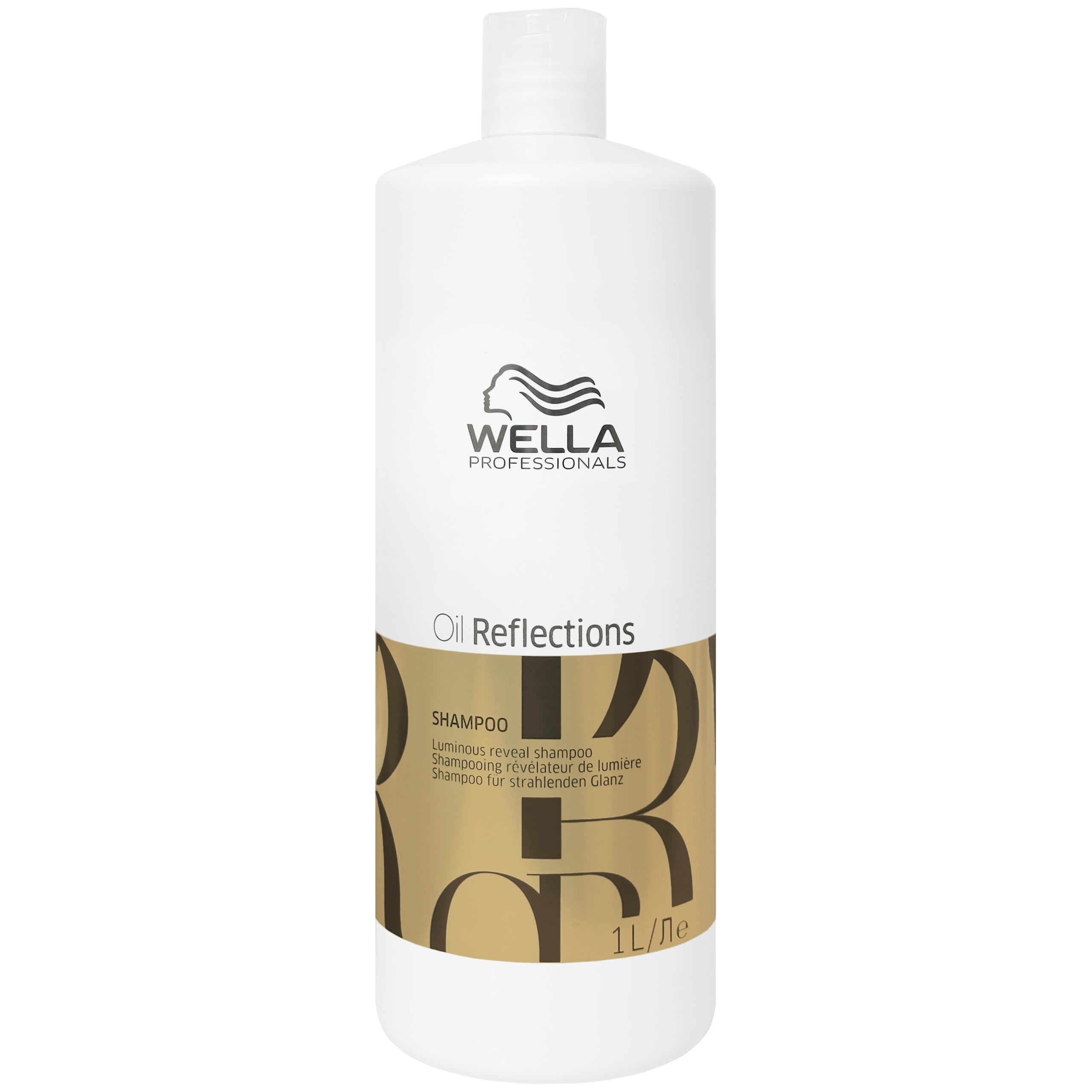 Image of Wella Reflections Oil Shampoo - szampon rozświetlający do włosów, 1000ml