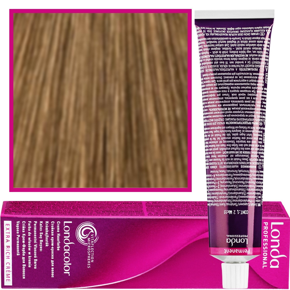 Image of Londa Color profesjonalna farba do włosów 60ml 7/38 Średni Blond Złoto Brązowy