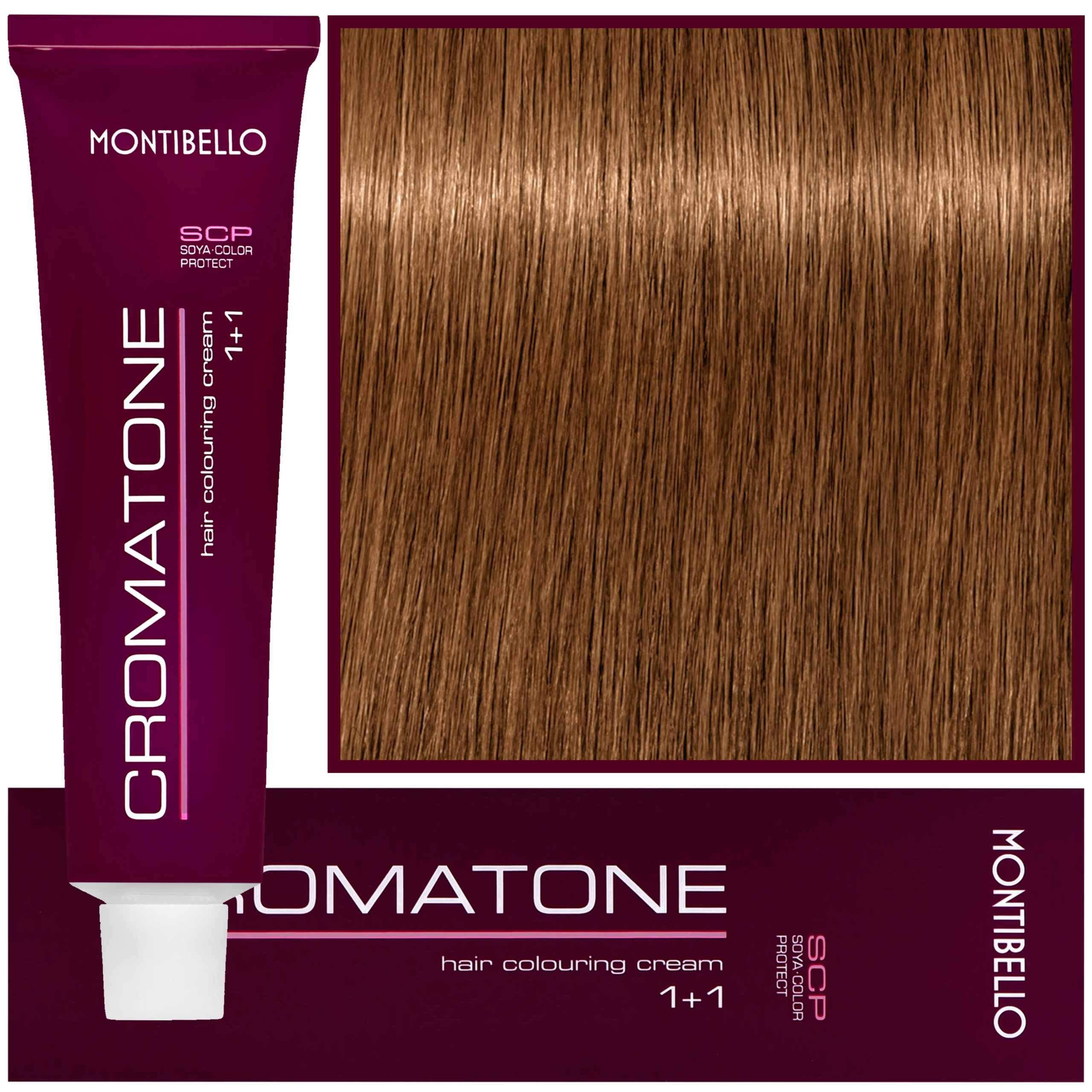 Montibello Cromatone – profesjonalna farba do trwałej koloryzacji, 60ml 7,3 | Średni Złoty Blond