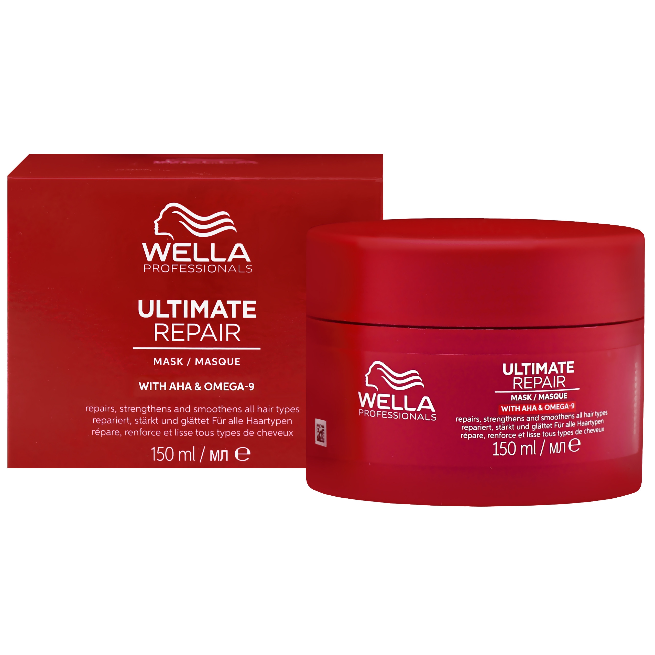 Image of Wella Ultimate Repair Mask - regenerująca kremowa maska do włosów zniszczonych, 150ml