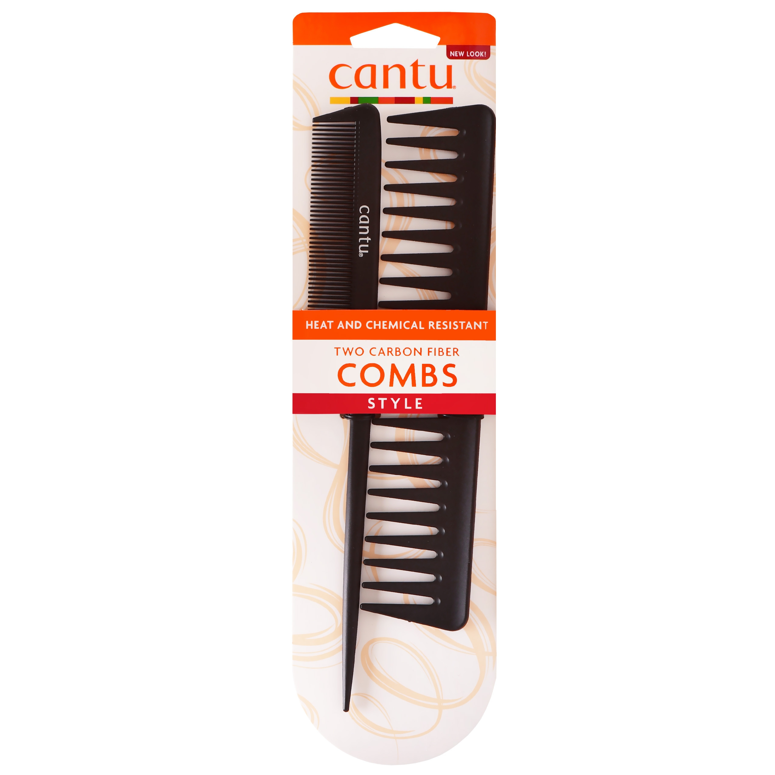 Image of Cantu Two Carbon Fiber Combs - zestaw karbonowych grzebieni do włosów