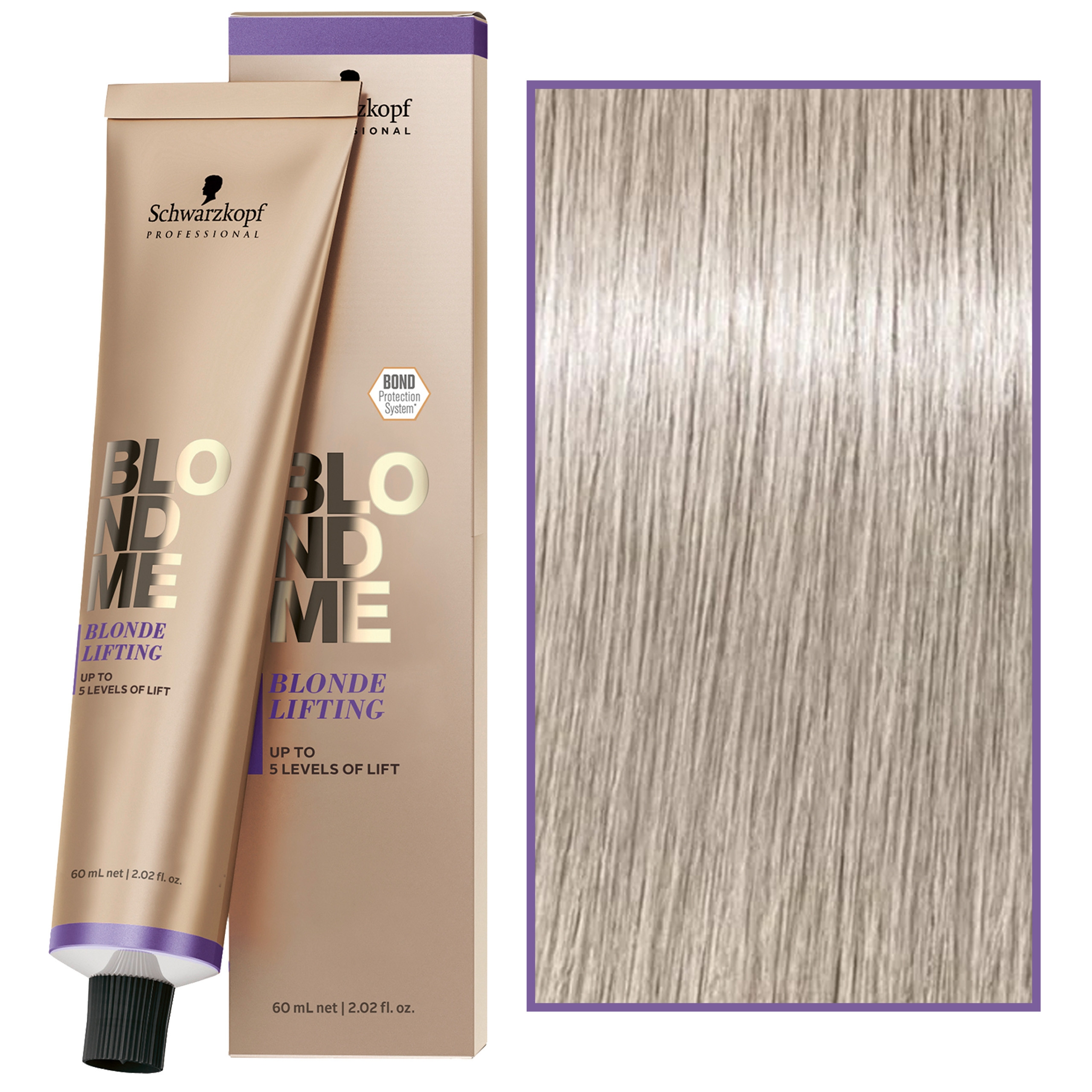 Image of Schwarzkopf BlondMe Lifting - farba rozjaśniająca do włosów blond, 60 ml Ice | Lodowy