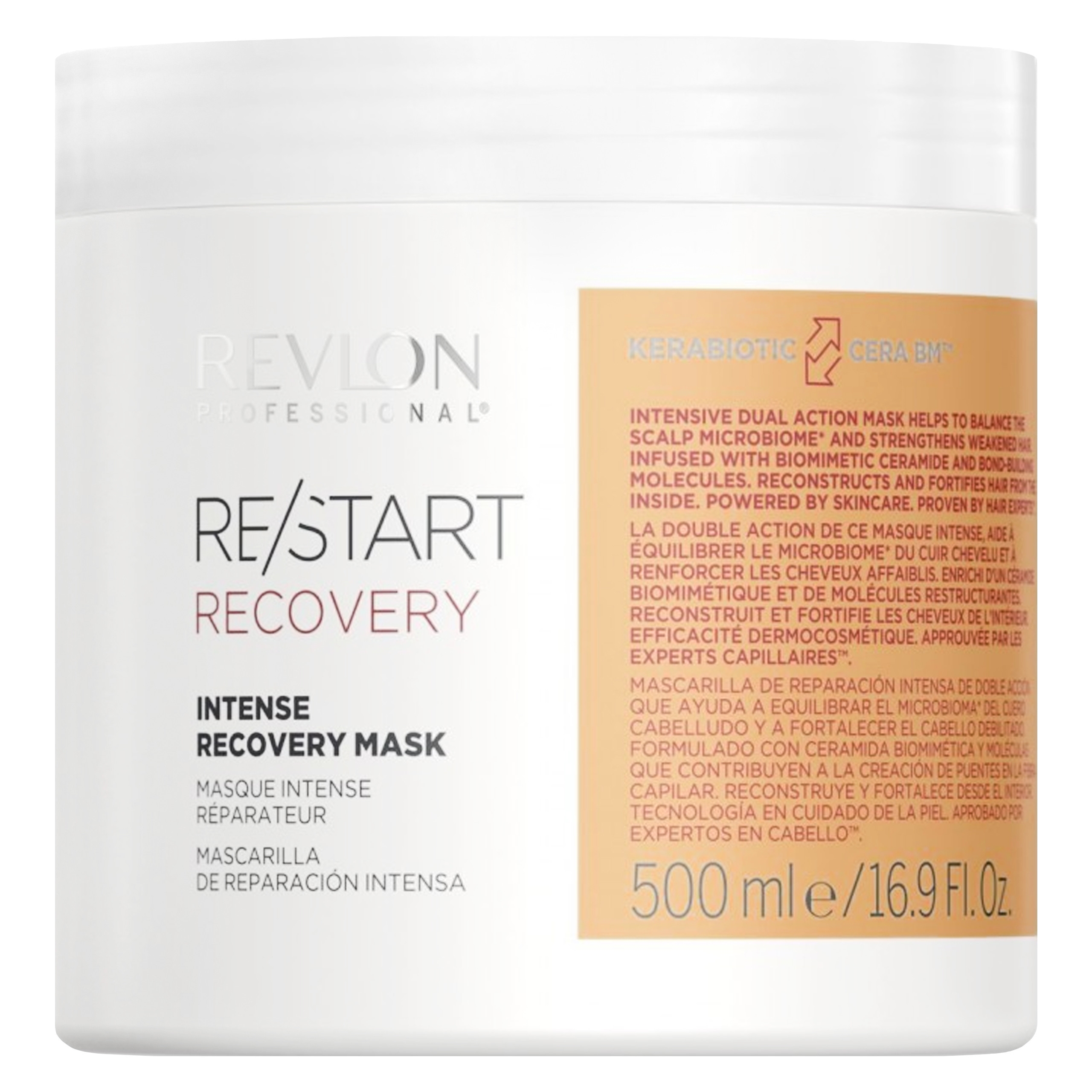 Image of Revlon Restart Recovery Restorative - maska odbudowująca do włosów, 500ml