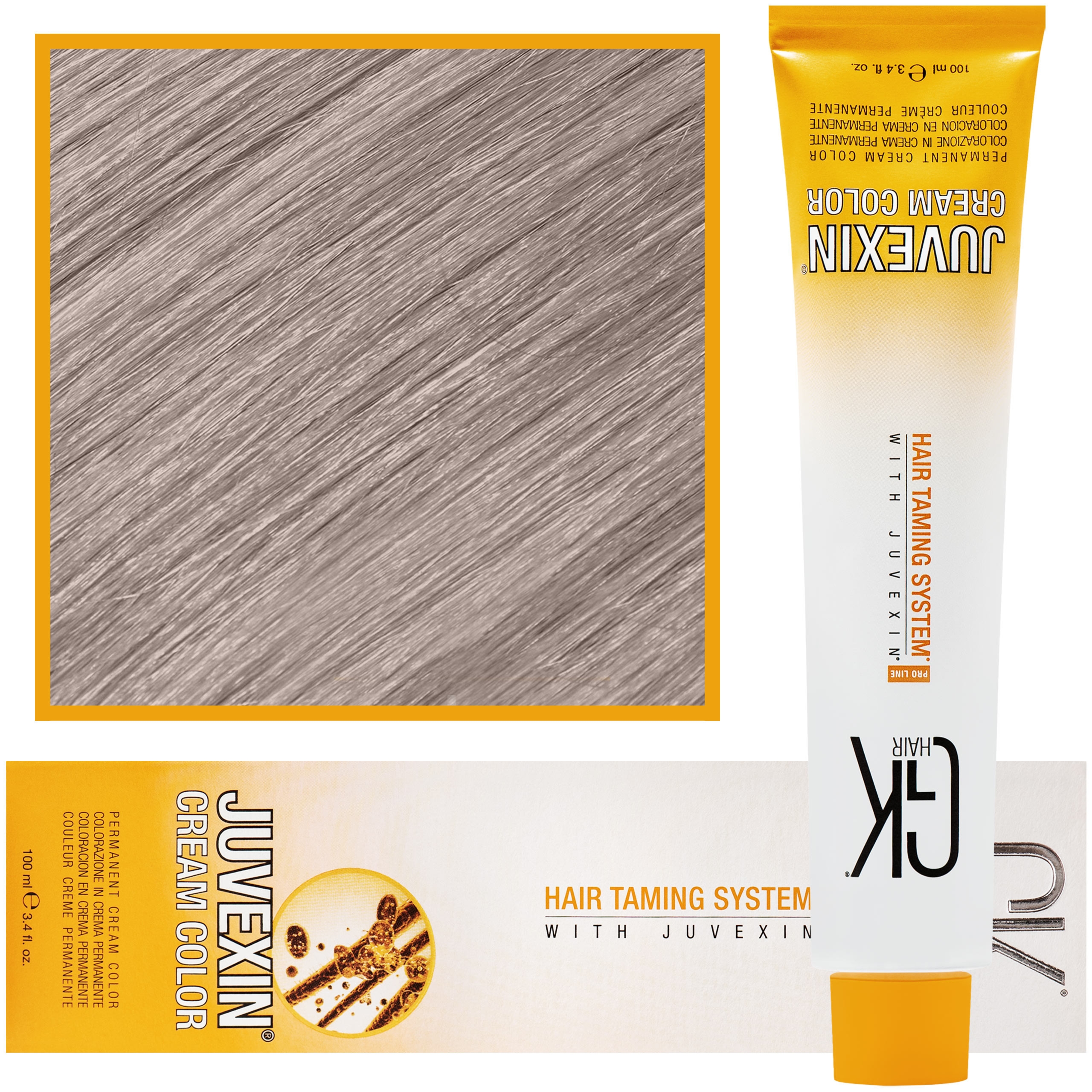 GK Hair Juvexin – farba do koloryzacji włosów z keratyną, 100ml 9,21 | Intensywny Perłowy Bardzo jasny blond