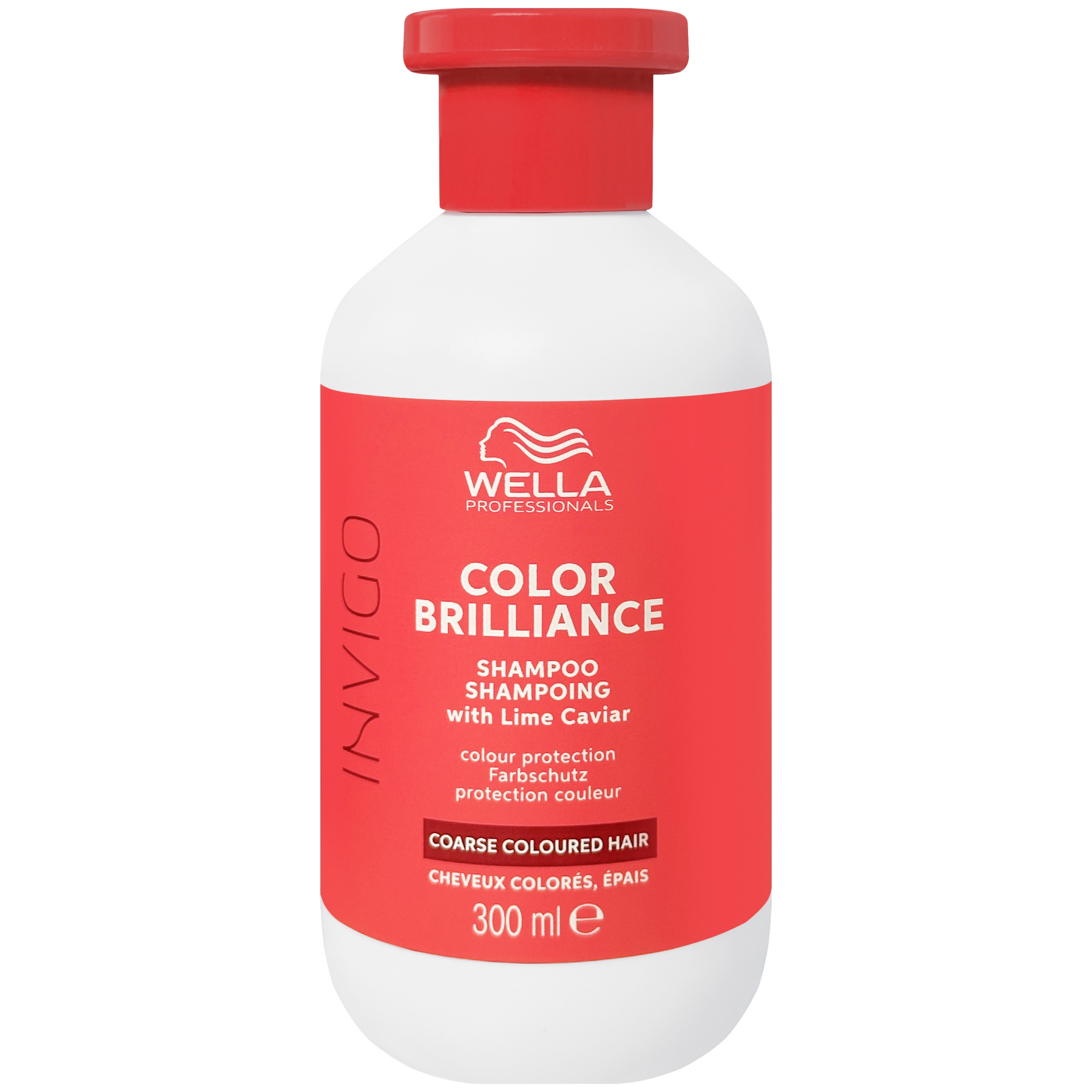 Image of Wella Invigo Color Brilliance Shampoo - wzmacniający szampon do włosów grubych, 300ml