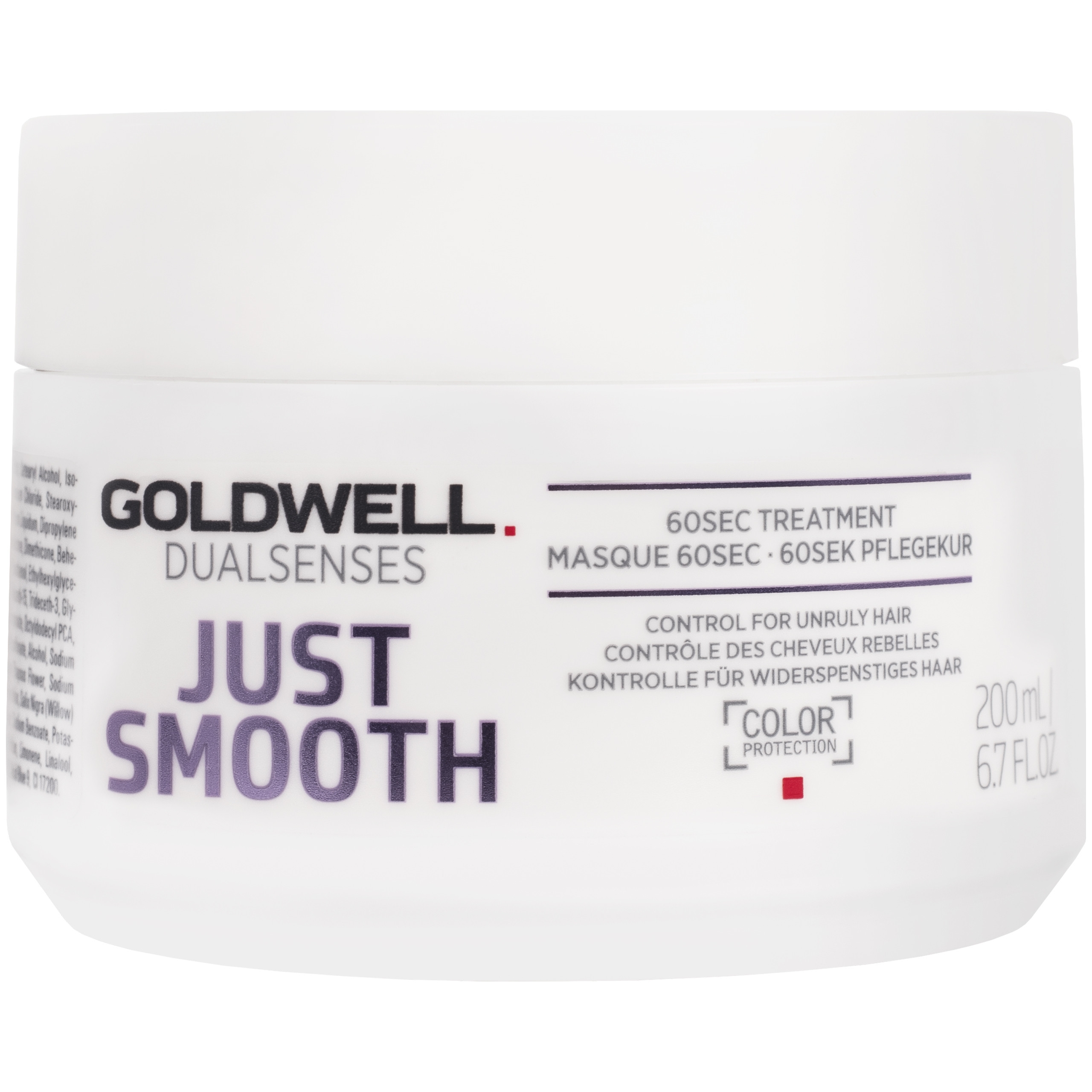 Image of Goldwell Just Smooth 60 sec Treatment - maska do włosów cienkich i łamliwych, 200ml