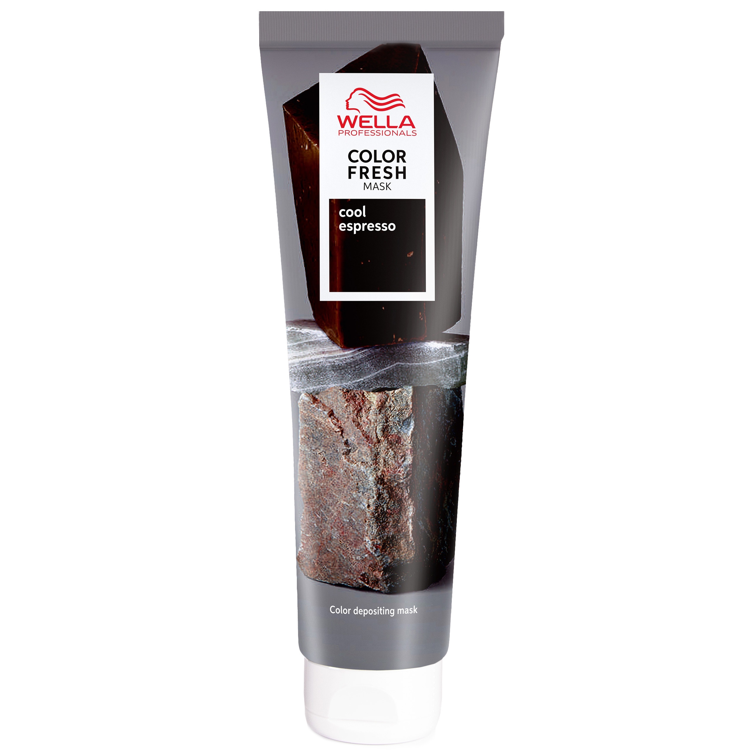 Image of Wella Color Fresh Cool Espresso - maska koloryzująca do włosów brązowych 150ml