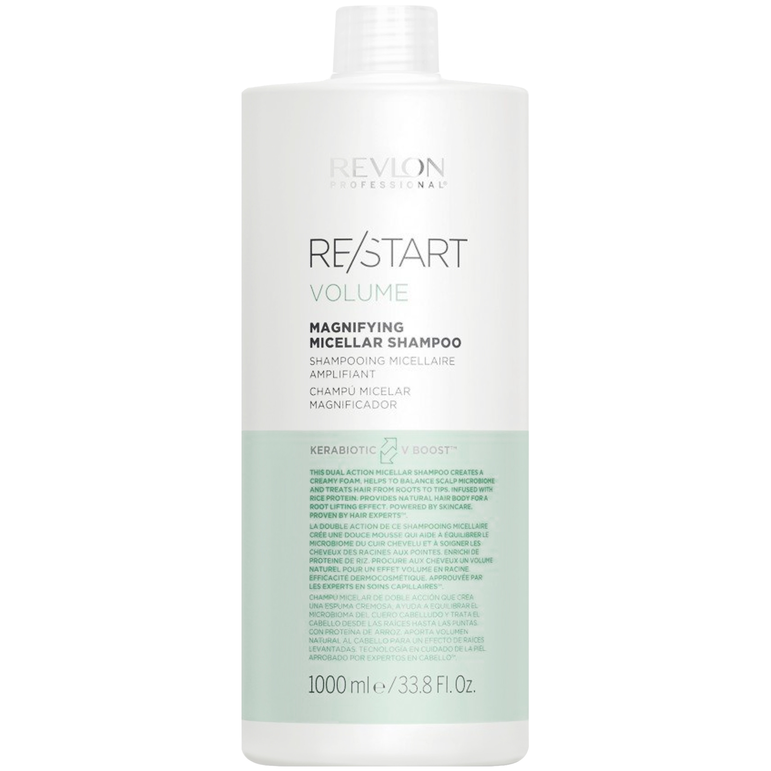 Image of Revlon Restart Volume Magnifying Shampoo - szampon dodający włosom objętości, 1000ml