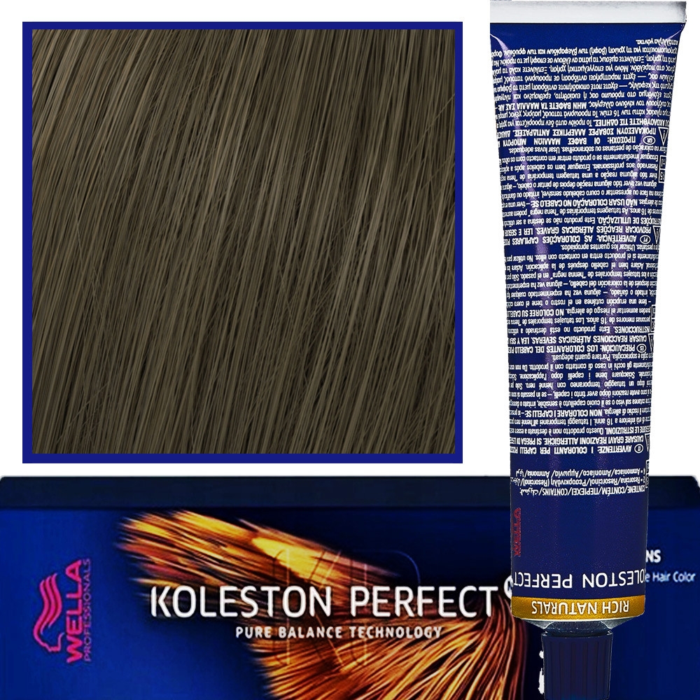 Image of Wella Koleston Perfect Me profesjonalna farba do koloryzacji włosów 60ml 66/02 Ciemny Intensywny Blond Naturalny Matowy