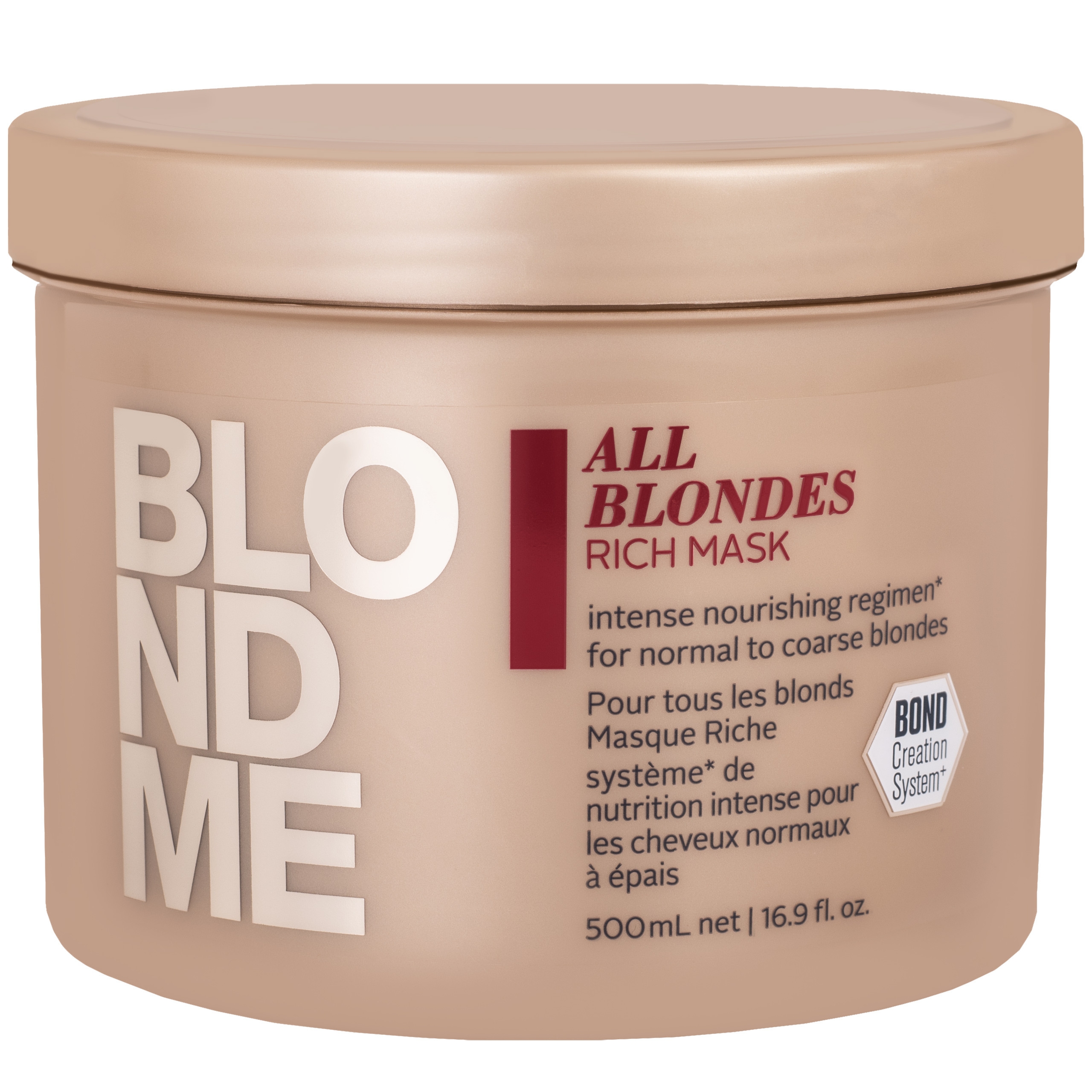 Image of Schwarzkopf BlondMe All Blondes Rich Mask - odżywcza maska do włosów blond 500ml