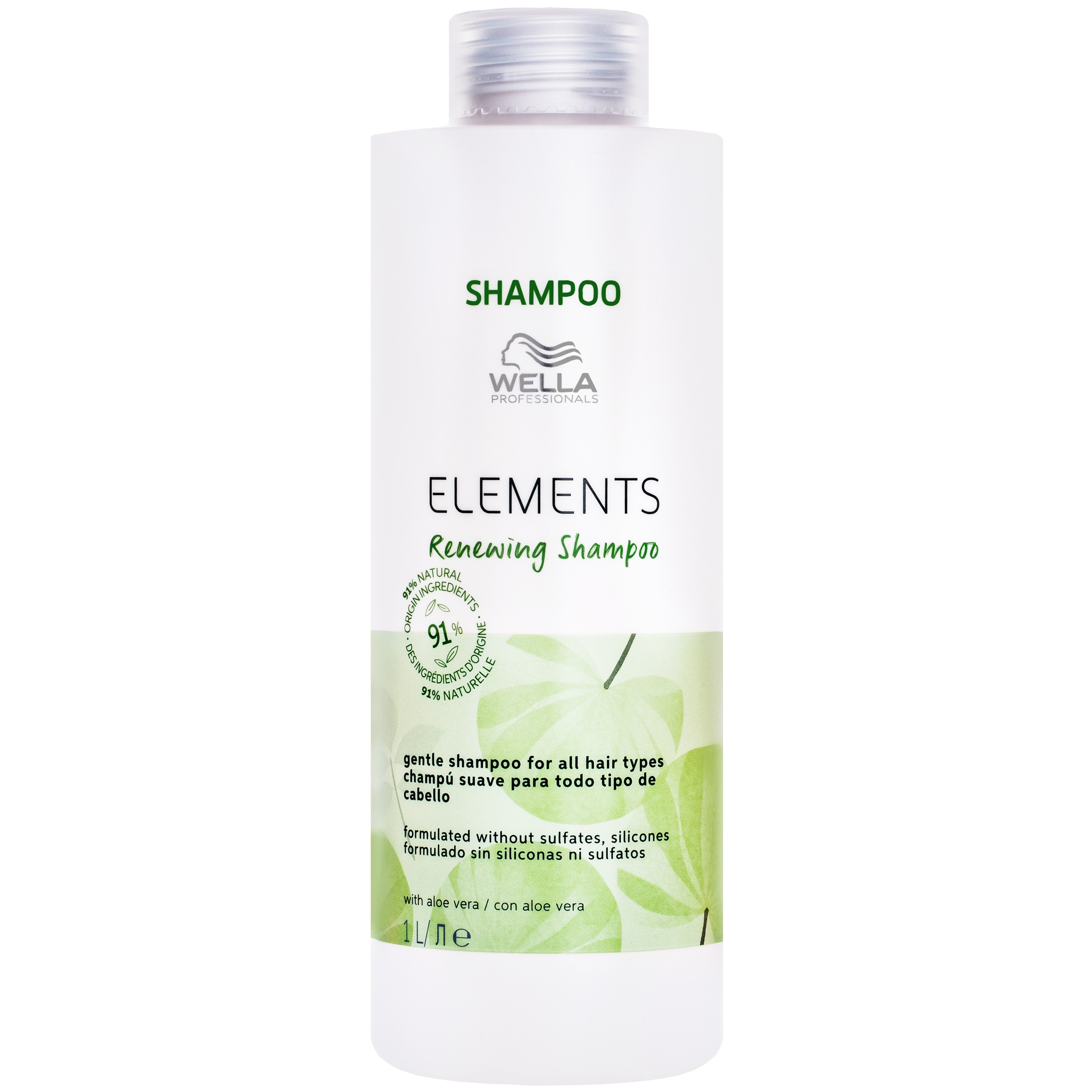 Image of Wella Elements Renewing Shampoo - szampon do wszystkich rodzajów włosów, 1000ml