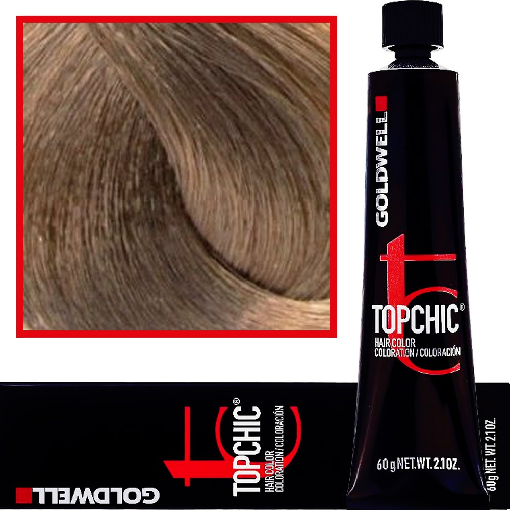 Image of Goldwell Topchic - profesjonalna farba do włosów, 60ml 7-N Średni Naturalny Blond