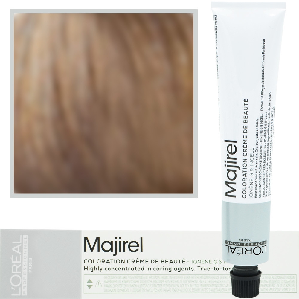 Image of Loreal Majirel - profesjonalna farba do włosów, paleta kolorów, 50ml 7.0 Głęboki Blond