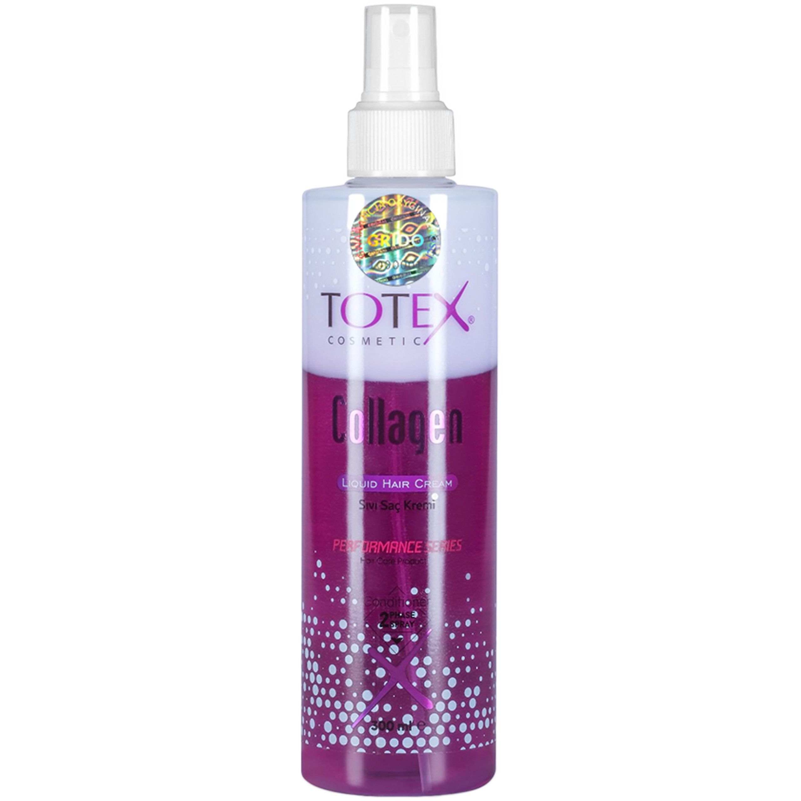 Image of Totex Hair Conditioner Spray Collagen - dwufazowa odżywka do włosów z kolagenem, 300ml