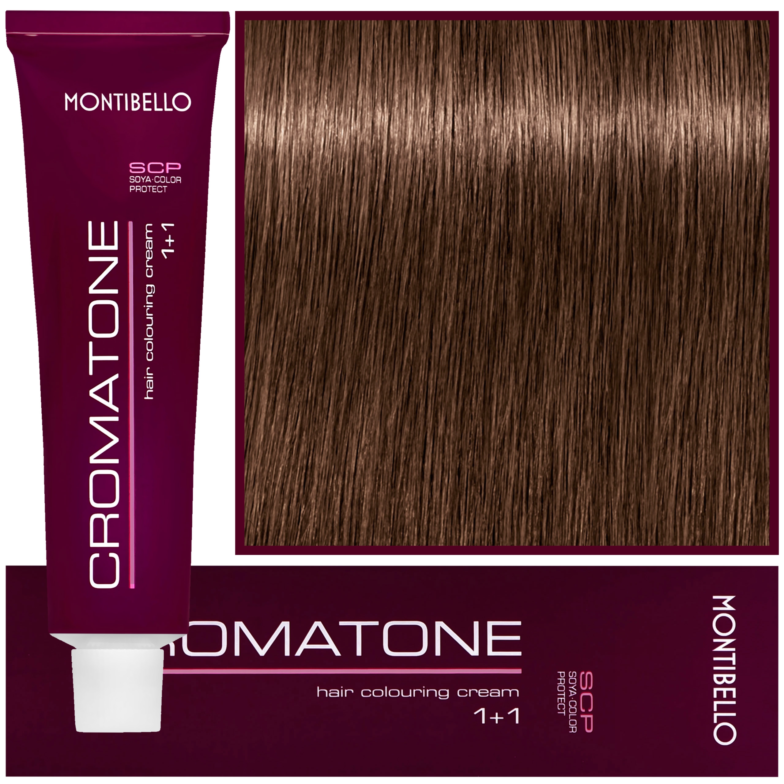 Montibello Cromatone – profesjonalna farba do trwałej koloryzacji, 60ml 7,61 | Średni Brązowy Popielaty Blond