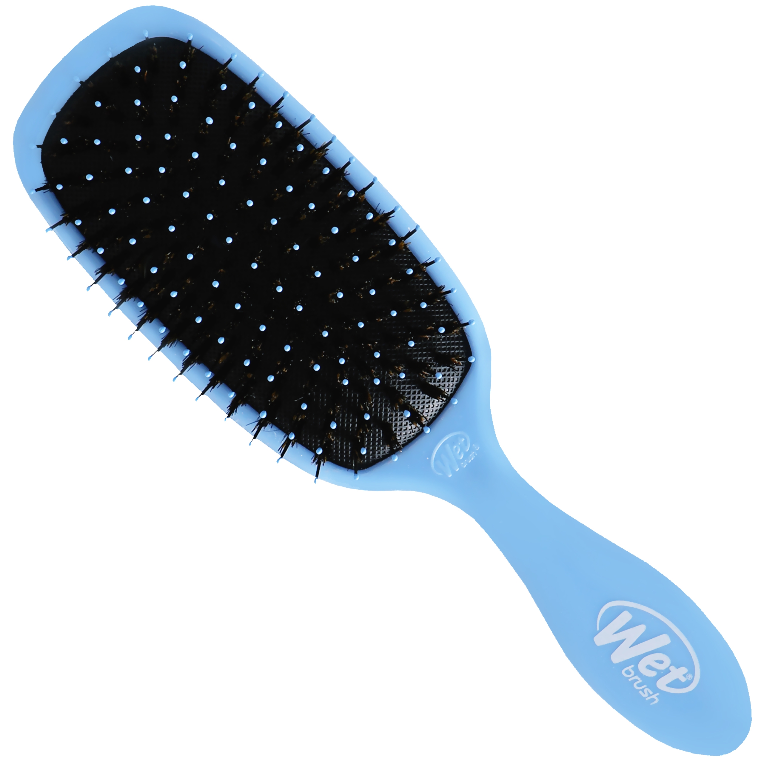 Wet Brush Shine Enhancer – wygładzająca szczotka z włosiem dzika Sky | Błękitny