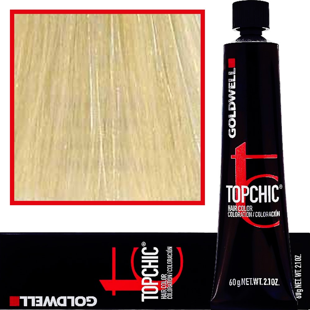 Image of Goldwell Topchic - profesjonalna farba do włosów, 60ml 10-N Ekstra Jasny Naturalny Blond